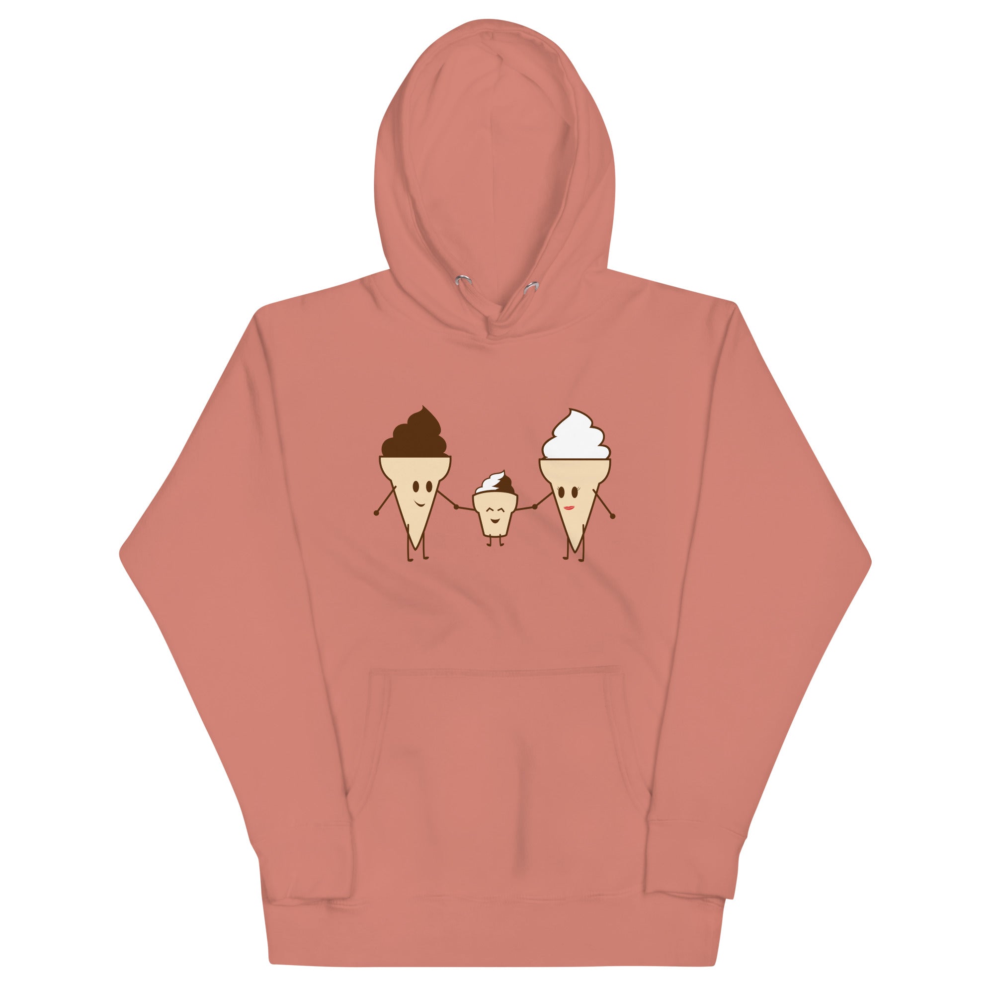 Ice Cream Family Unisex Hoodie T-Shirts, Sweatshirt | PureTeeCo.com (Image 2)
