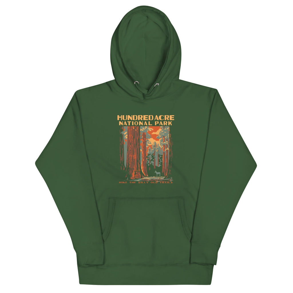 Hundred Acre National Park Unisex Hoodie T-Shirts, Sweatshirt | PureTeeCo.com (Image 4)