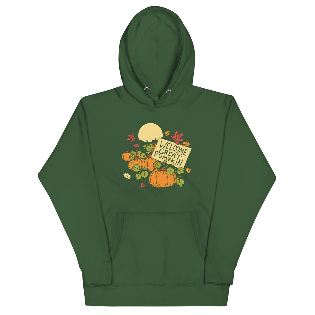 Welcome Great Pumpkin Unisex Hoodie T-Shirts, Sweatshirt | PureTeeCo.com (Image 3)