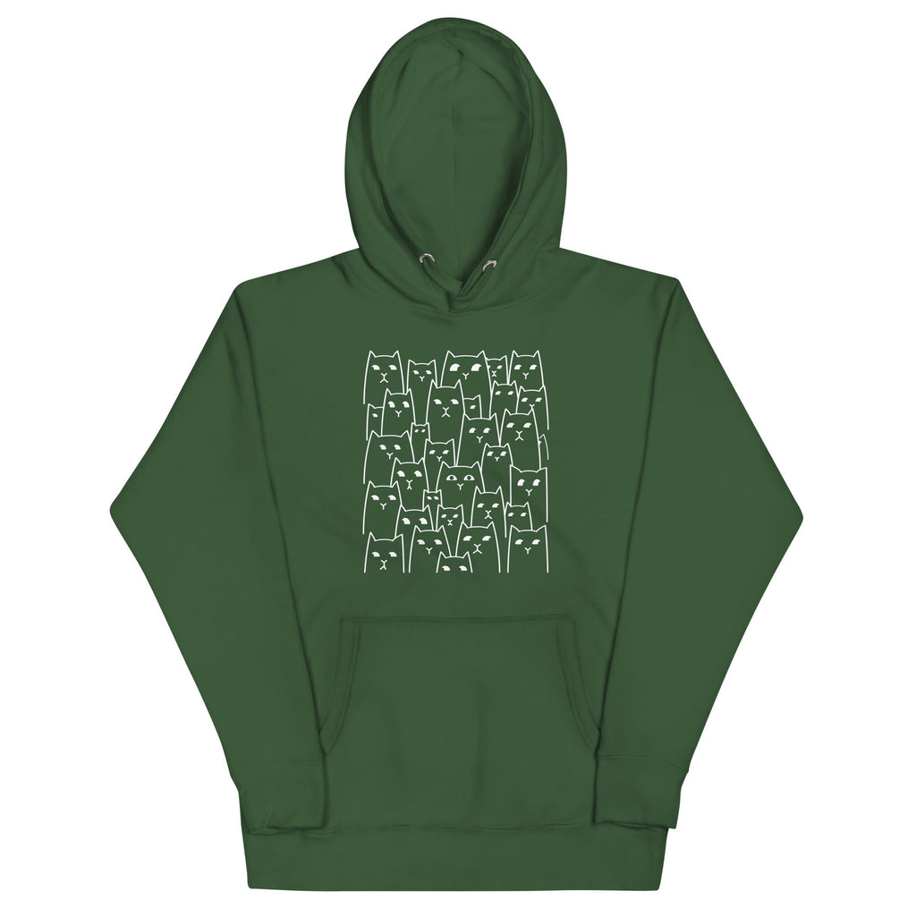 Suspicious Cats Unisex Hoodie T-Shirts, Sweatshirt | PureTeeCo.com (Image 5)