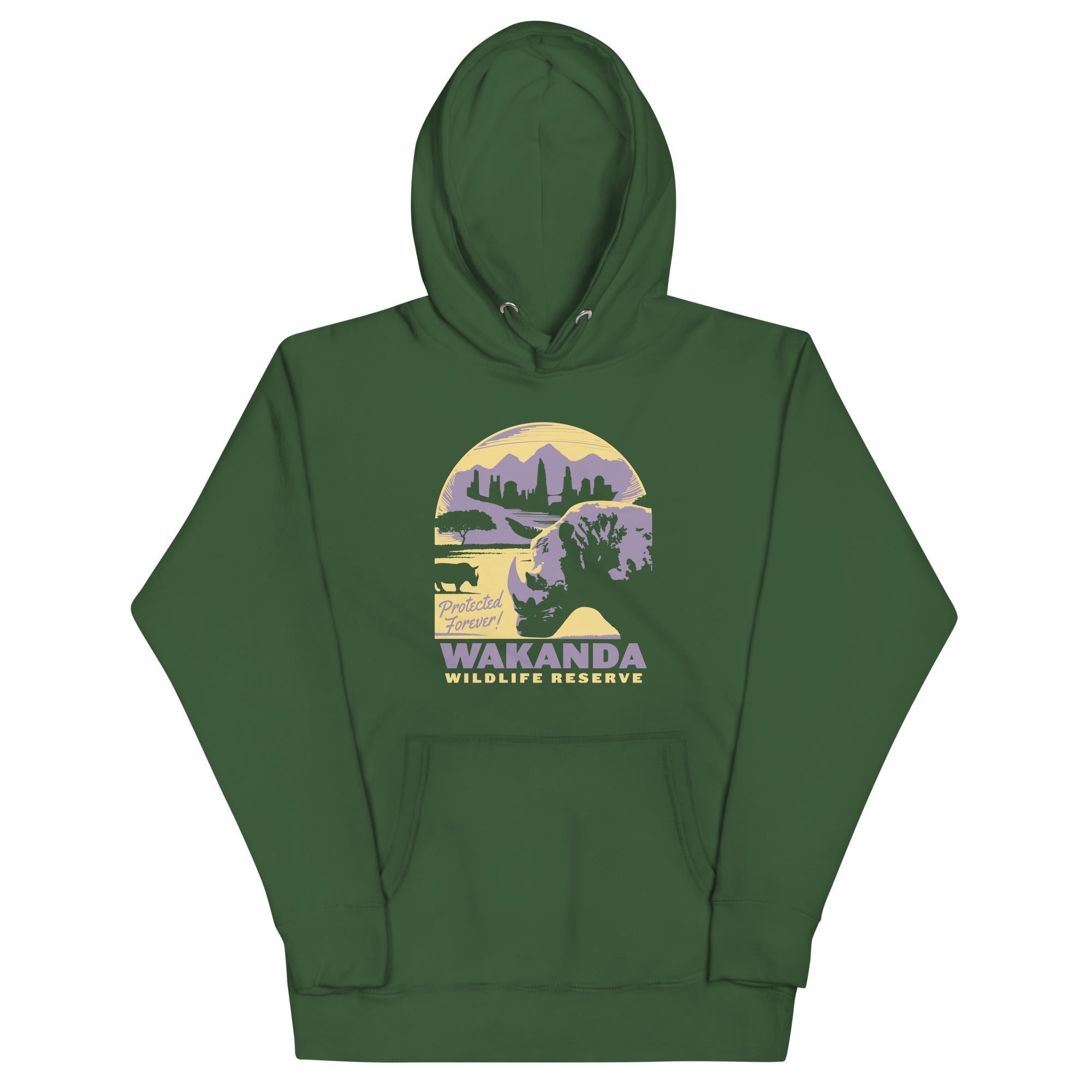 Wakanda Wildlife Reserve Unisex Hoodie T-Shirts, Sweatshirt | PureTeeCo.com (Image 3)
