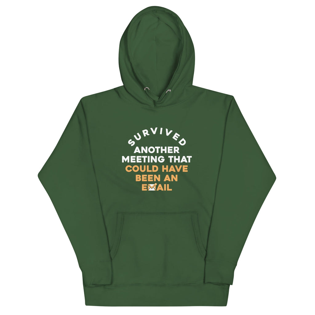 Survived Another Meeting Unisex Hoodie T-Shirts, Sweatshirt | PureTeeCo.com (Image 5)