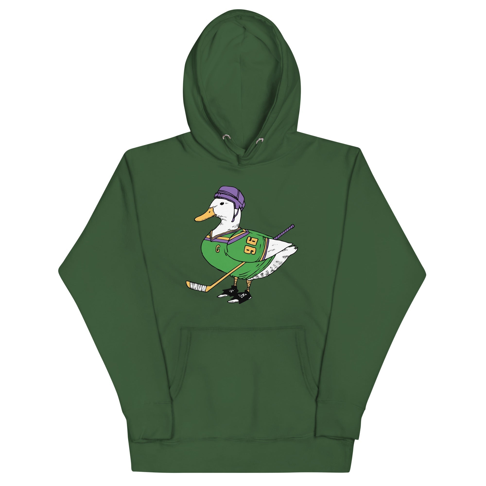 Mighty Duck Unisex Hoodie T-Shirts, Sweatshirt | PureTeeCo.com (Image 1)