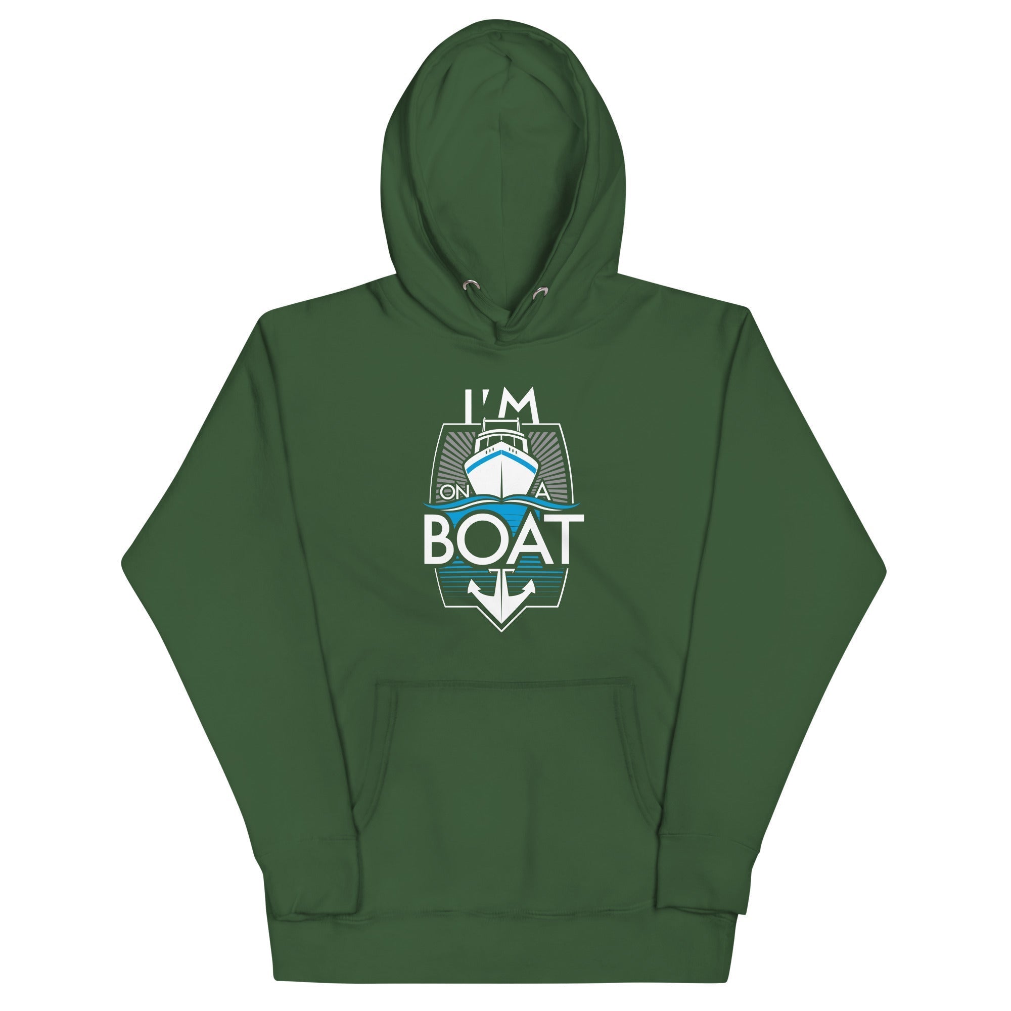 I'm On A Boat Unisex Hoodie T-Shirts, Sweatshirt | PureTeeCo.com (Image 4)
