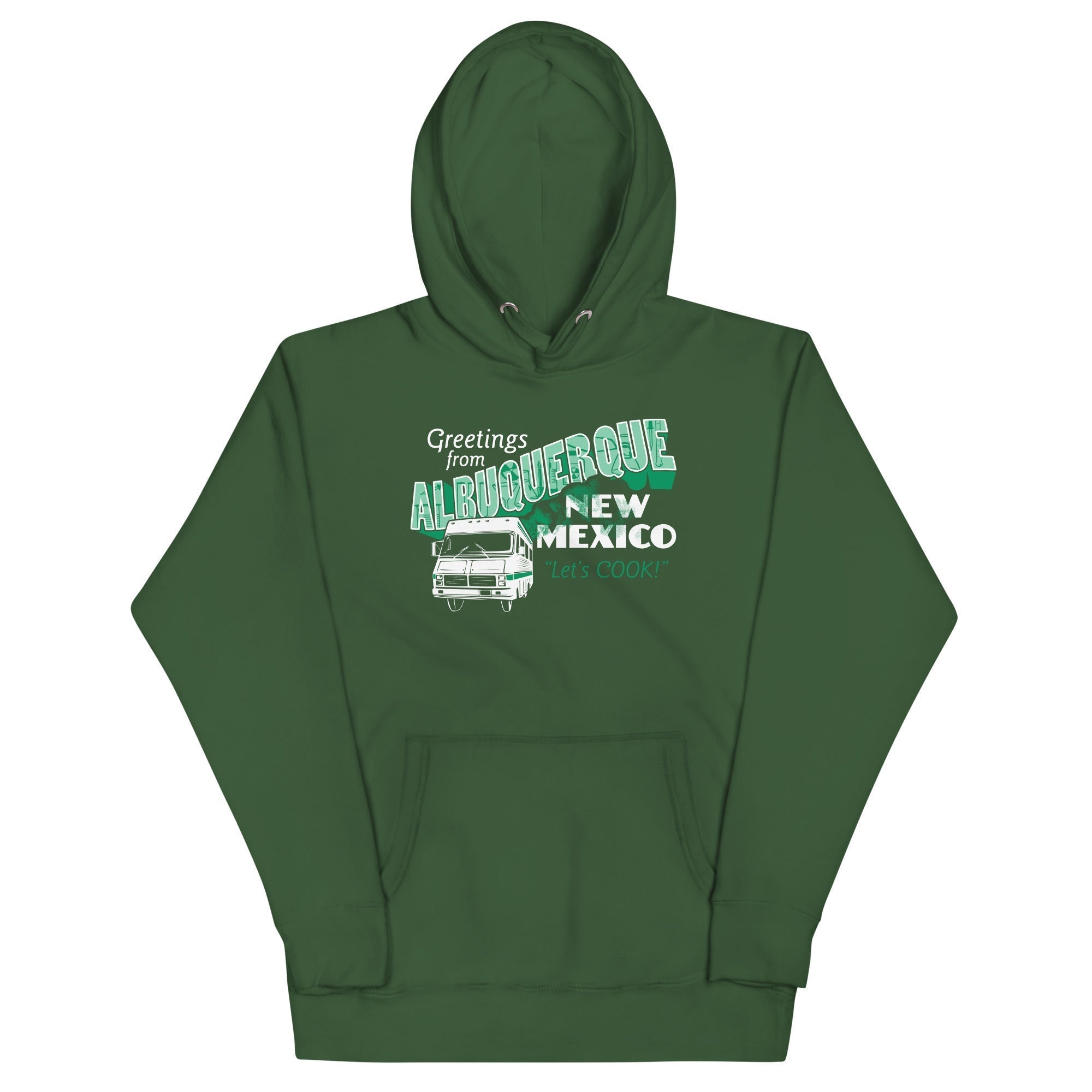 Greetings From Albuquerque Unisex Hoodie T-Shirts, Sweatshirt | PureTeeCo.com (Image 2)