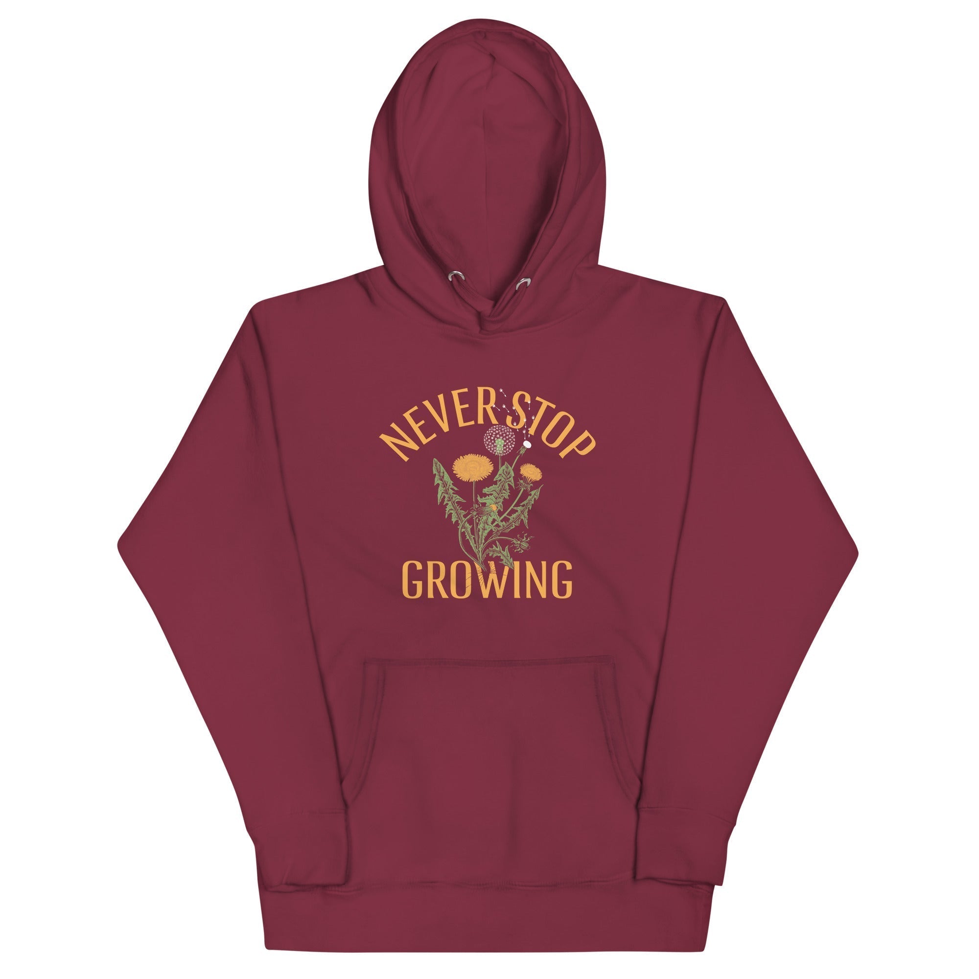 Never Stop Growing Unisex Hoodie T-Shirts, Sweatshirt | PureTeeCo.com (Image 5)