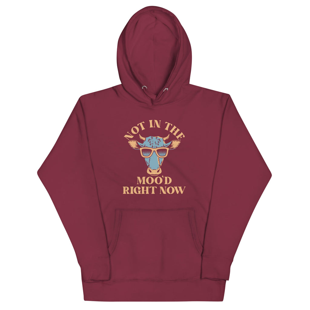 Not In The Moo'd Right Now Unisex Hoodie T-Shirts, Sweatshirt | PureTeeCo.com (Image 3)