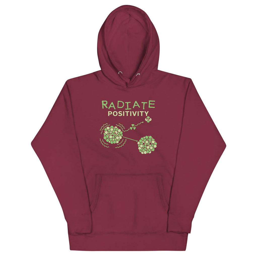 Radiate Positivity Unisex Hoodie T-Shirts, Sweatshirt | PureTeeCo.com (Image 4)