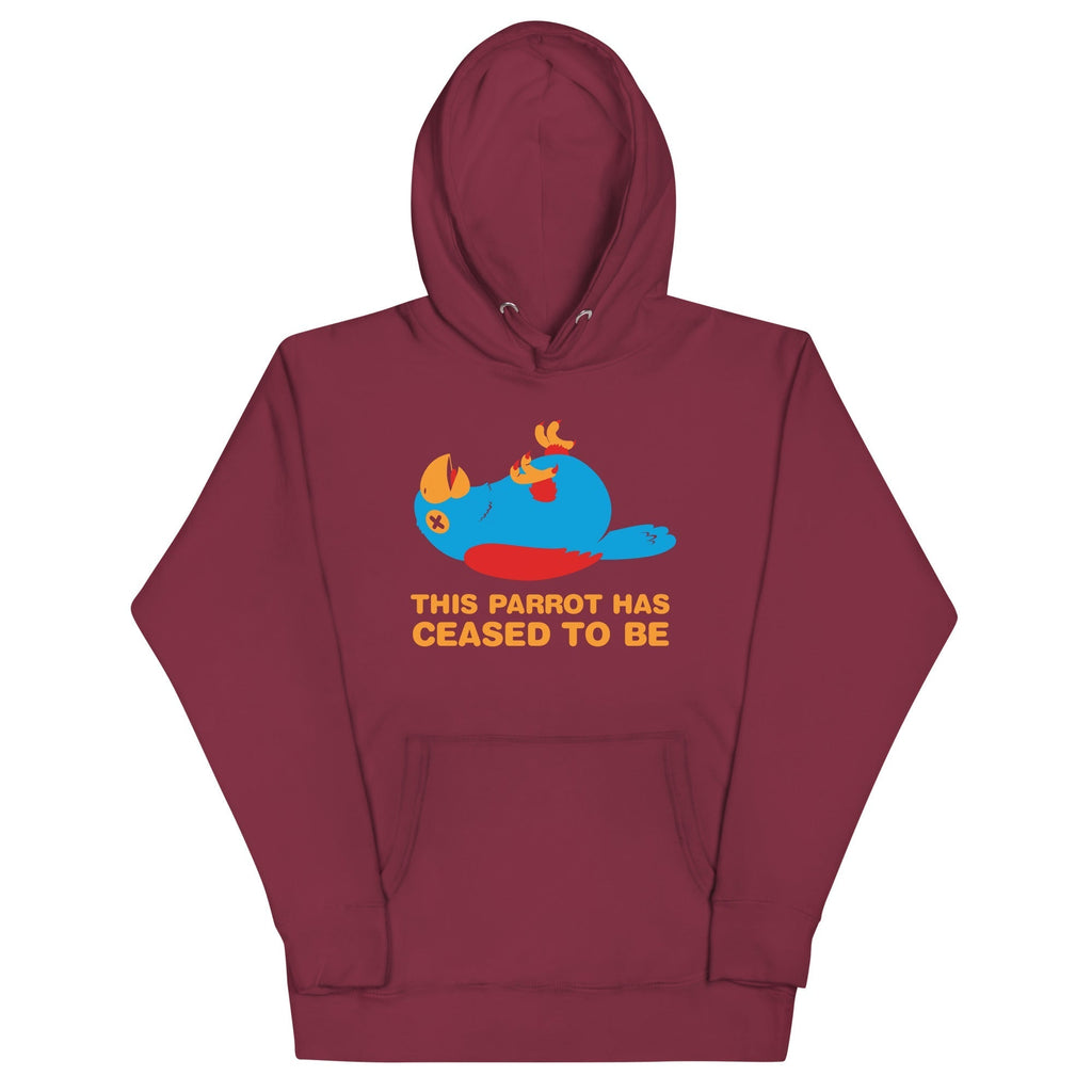 This Parrot Has Ceased To Be Unisex Hoodie T-Shirts, Sweatshirt | PureTeeCo.com (Image 3)