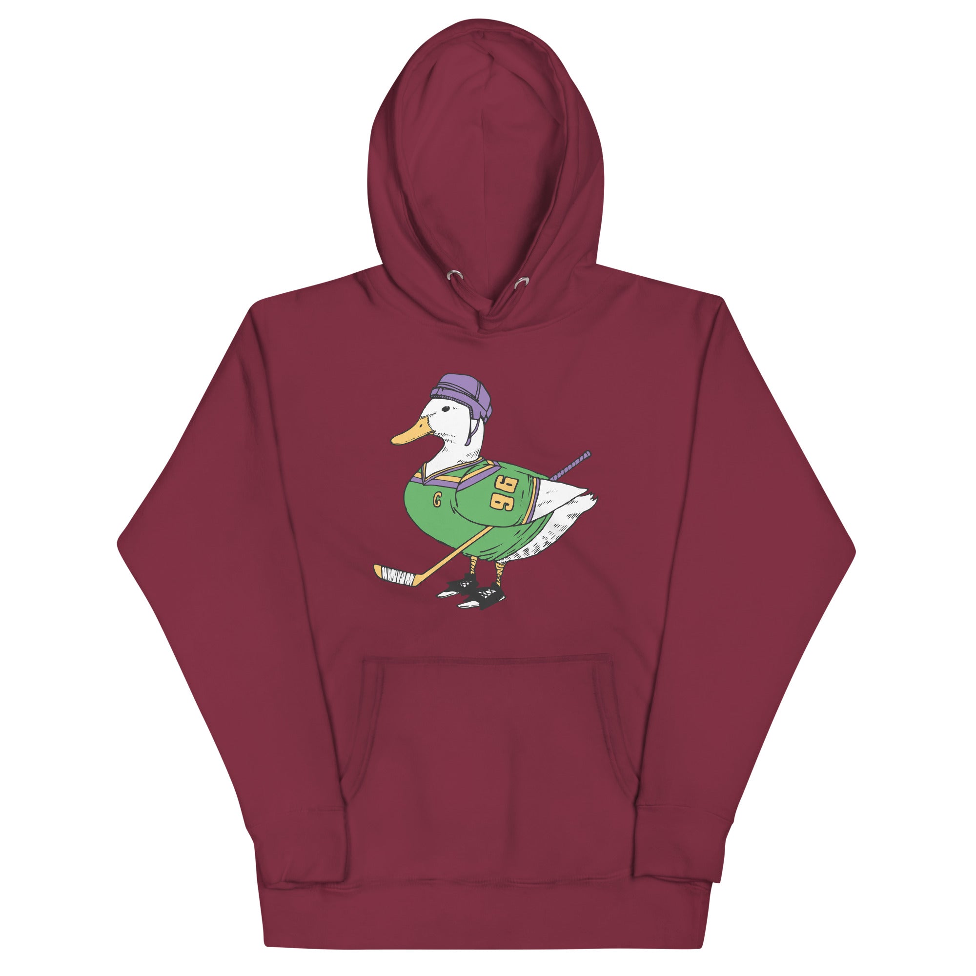 Mighty Duck Unisex Hoodie T-Shirts, Sweatshirt | PureTeeCo.com (Image 2)