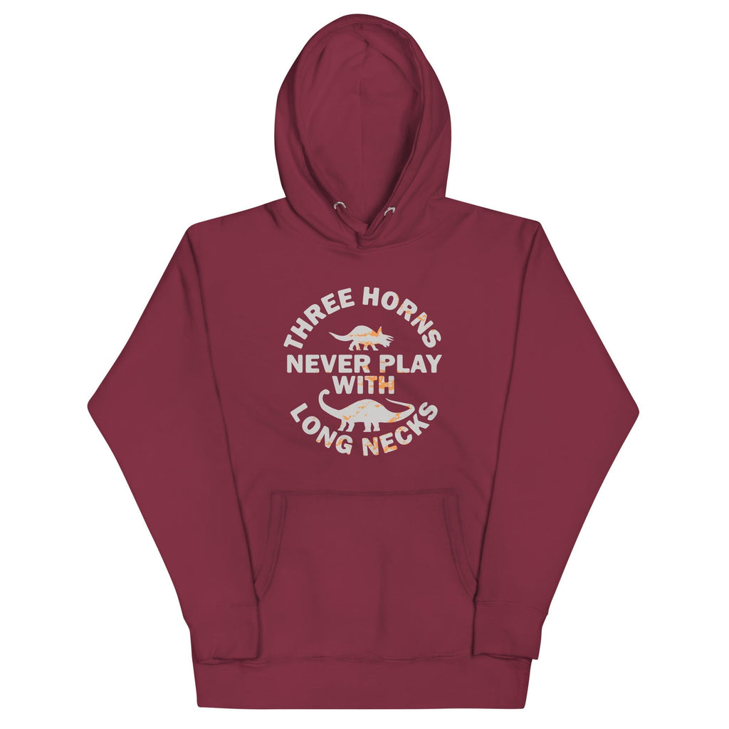 Three Horns Never Play With Long Necks Unisex Hoodie T-Shirts, Sweatshirt | PureTeeCo.com (Image 3)