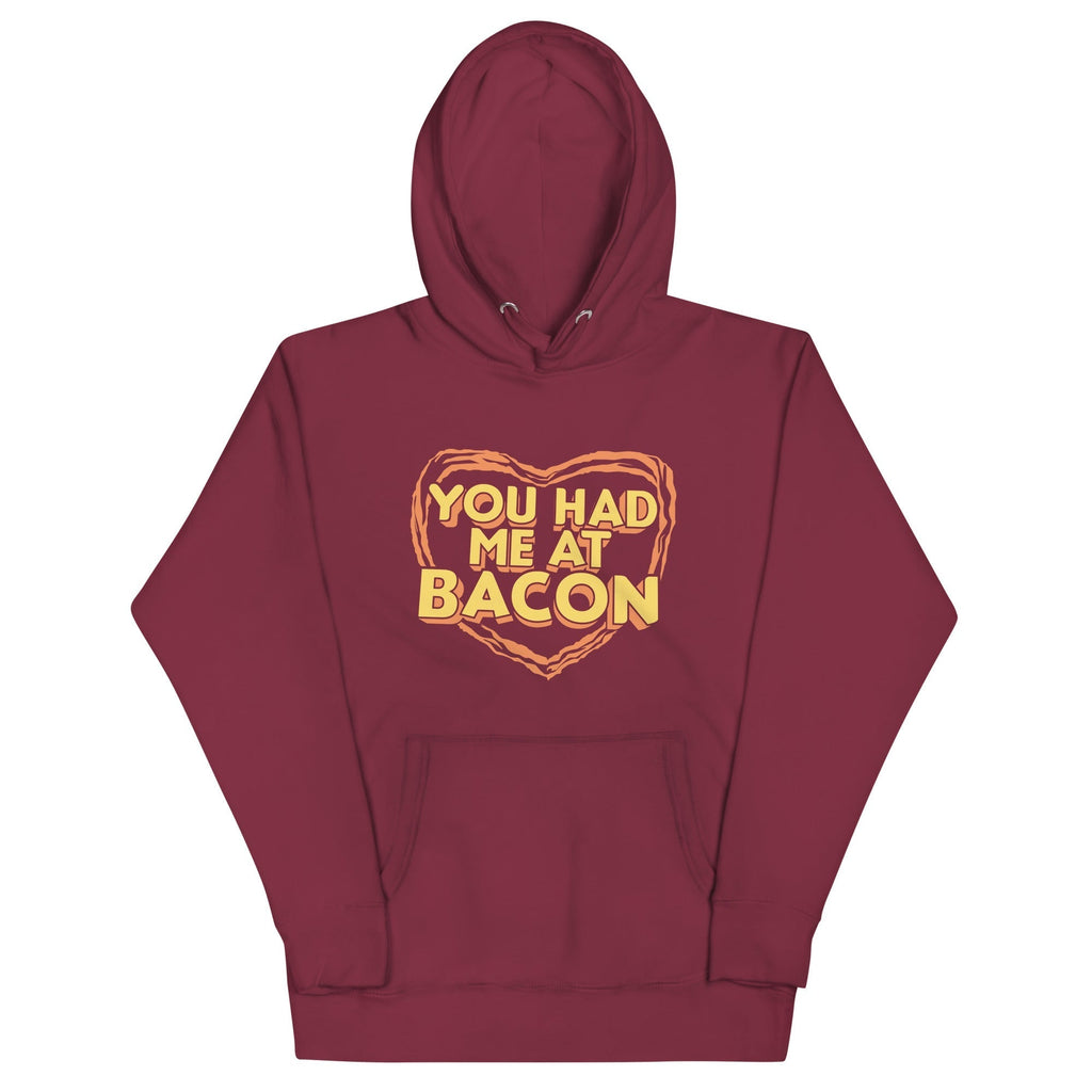 You Had Me At Bacon Unisex Hoodie T-Shirts, Sweatshirt | PureTeeCo.com (Image 1)