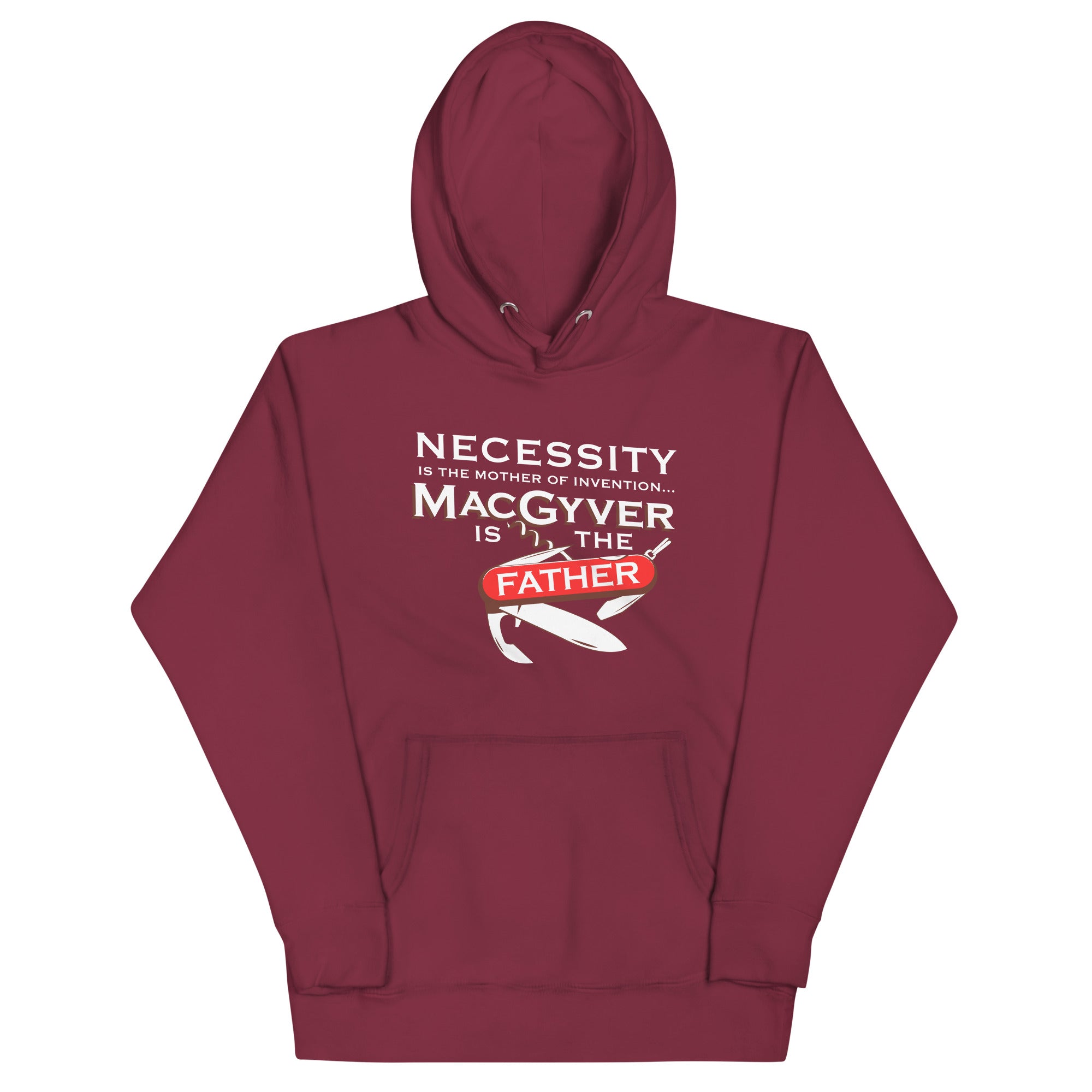 Necessity Is The Mother Unisex Hoodie T-Shirts, Sweatshirt | PureTeeCo.com (Image 1)