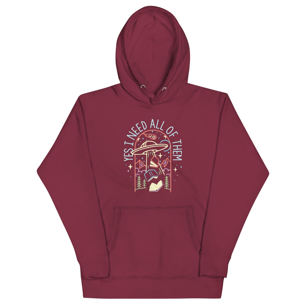 Yes I Need All Of Them Unisex Hoodie T-Shirts, Sweatshirt | PureTeeCo.com (Image 2)