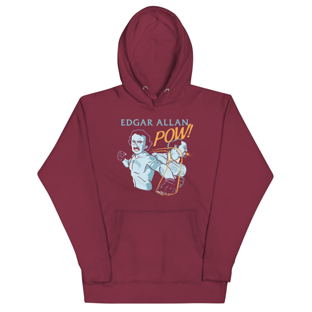 Edgar Allan Pow! Unisex Hoodie T-Shirts, Sweatshirt | PureTeeCo.com (Image 2)