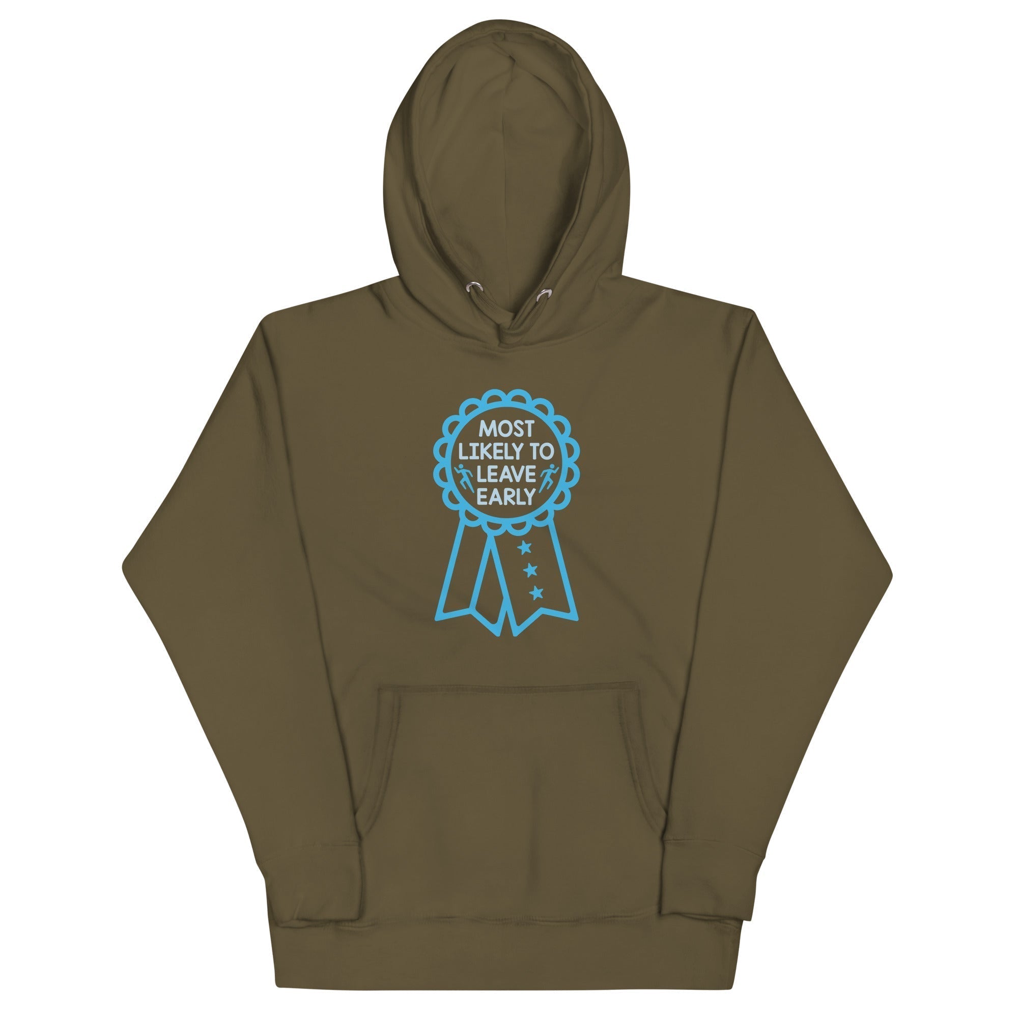 Most Likely To Leave Early Unisex Hoodie T-Shirts, Sweatshirt | PureTeeCo.com (Image 1)