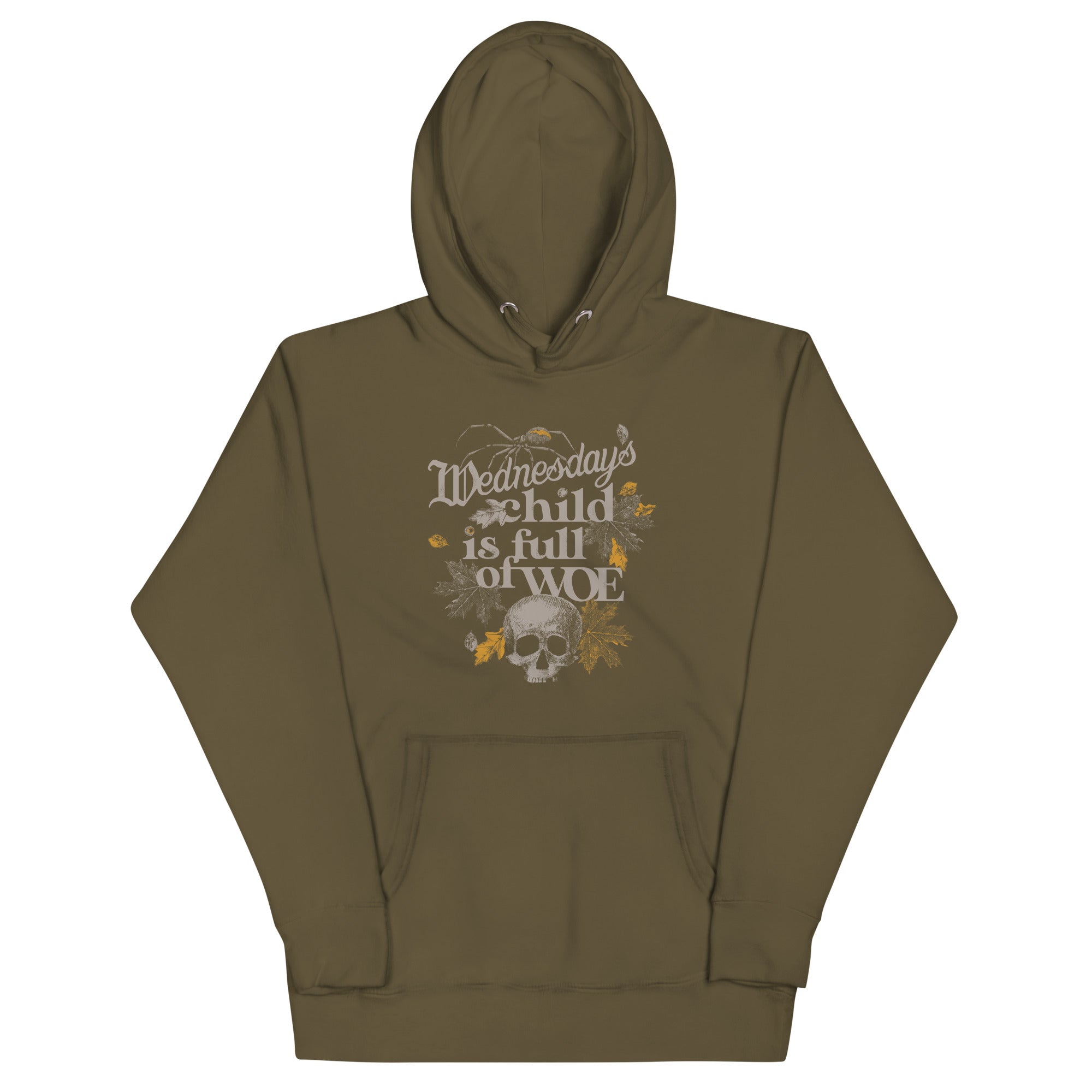 Wednesday's Child Is Full Of Woe Unisex Hoodie T-Shirts, Sweatshirt | PureTeeCo.com (Image 5)