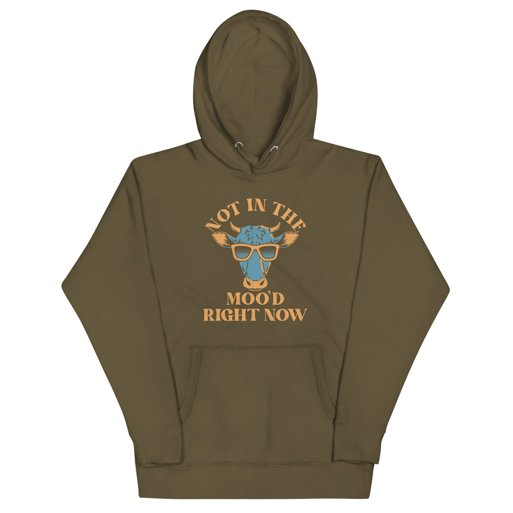 Not In The Moo'd Right Now Unisex Hoodie T-Shirts, Sweatshirt | PureTeeCo.com (Image 5)