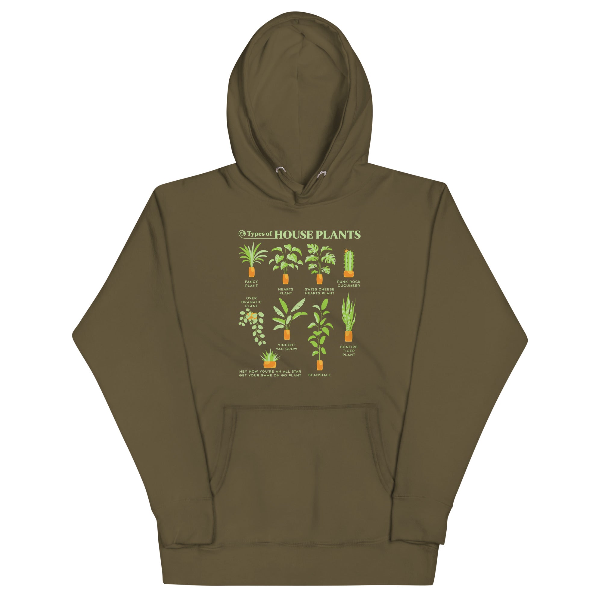 Types Of House Plants Unisex Hoodie T-Shirts, Sweatshirt | PureTeeCo.com (Image 4)