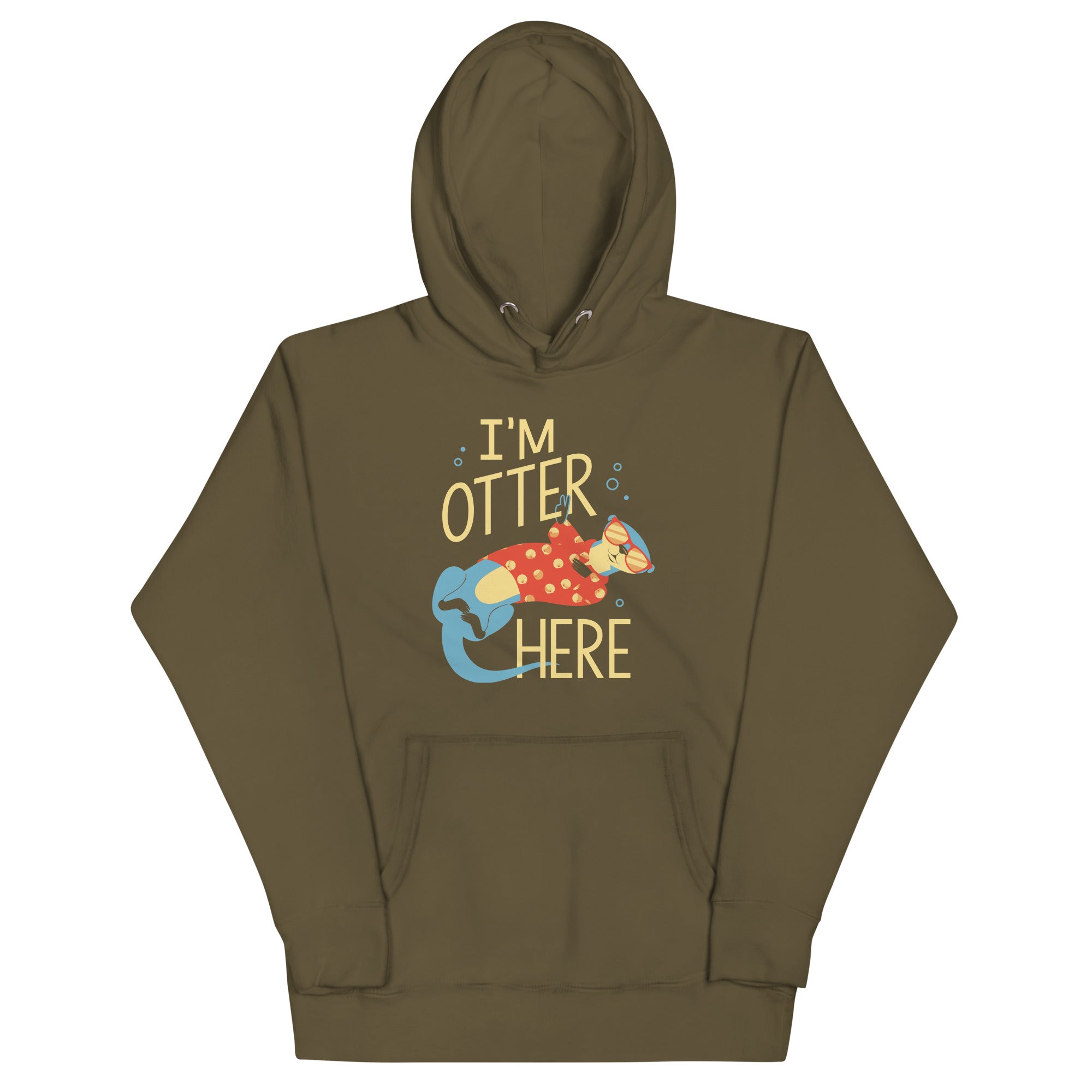 I'm Otter Here Unisex Hoodie T-Shirts, Sweatshirt | PureTeeCo.com (Image 5)