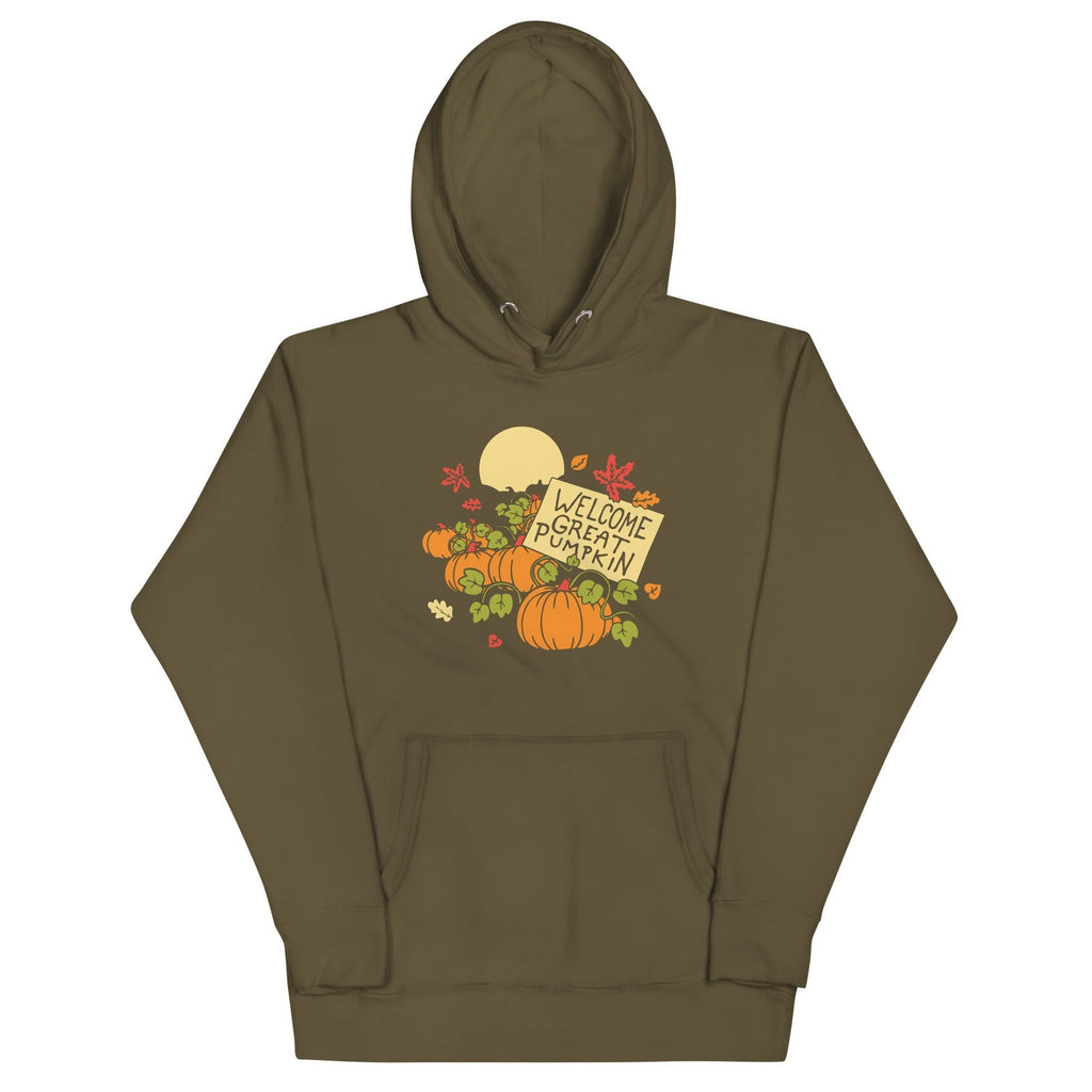 Welcome Great Pumpkin Unisex Hoodie T-Shirts, Sweatshirt | PureTeeCo.com (Image 4)