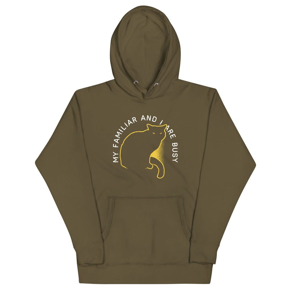 My Familiar And I Are Busy Unisex Hoodie T-Shirts, Sweatshirt | PureTeeCo.com (Image 5)