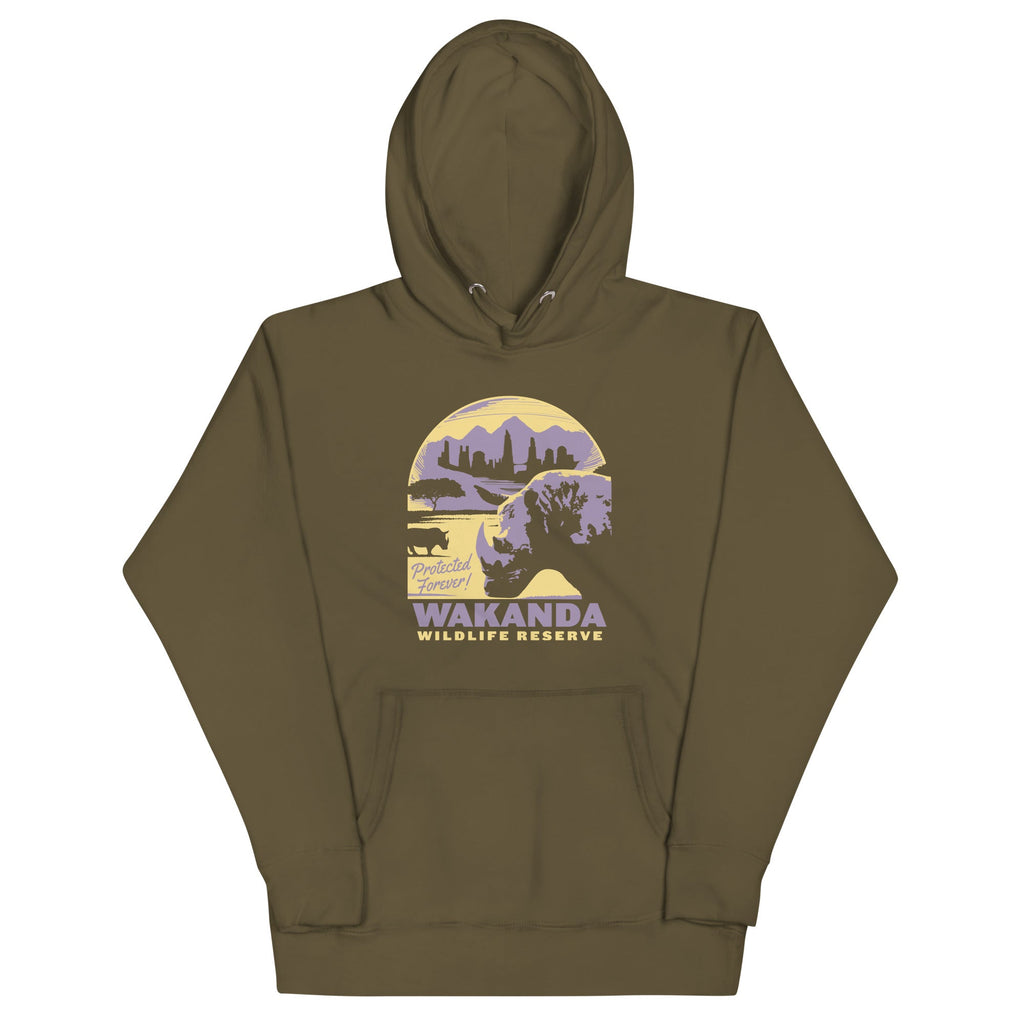 Wakanda Wildlife Reserve Unisex Hoodie T-Shirts, Sweatshirt | PureTeeCo.com (Image 4)