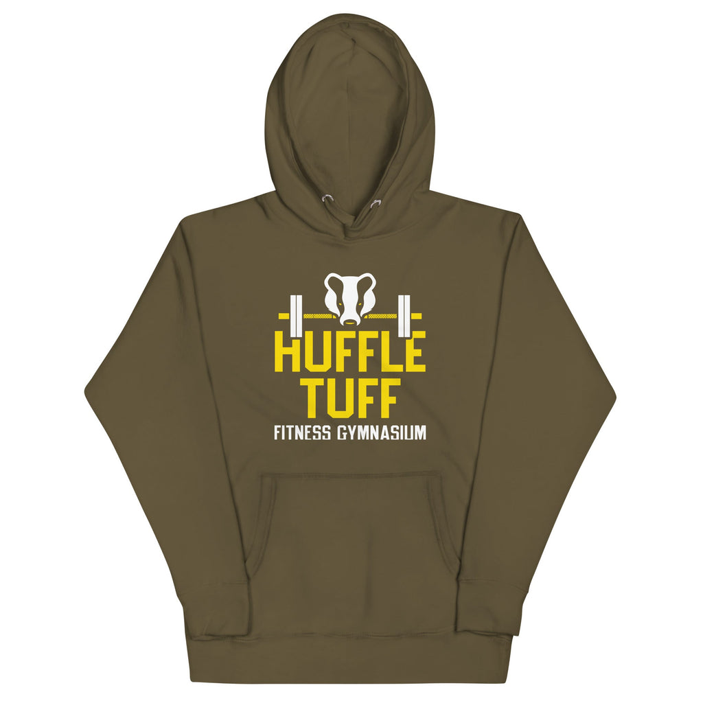 Huffle Tuff Gym Unisex Hoodie T-Shirts, Sweatshirt | PureTeeCo.com (Image 4)