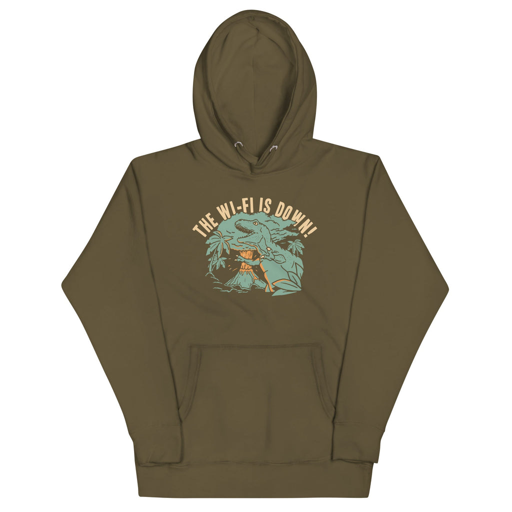 The Wi-Fi Is Down! Unisex Hoodie T-Shirts, Sweatshirt | PureTeeCo.com (Image 1)