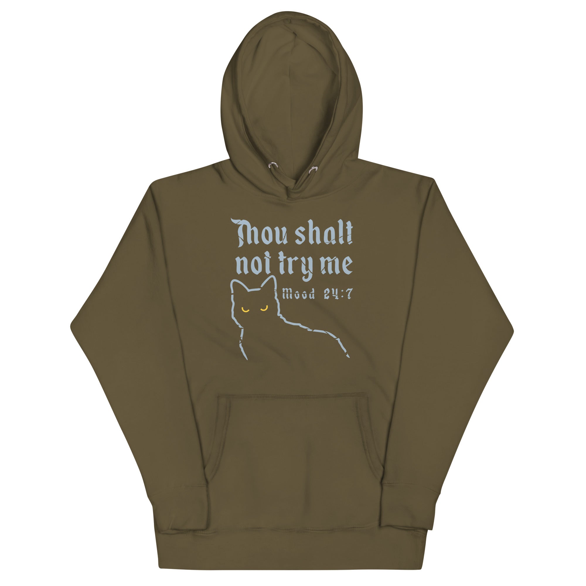 Thou Shalt Not Try Me Unisex Hoodie T-Shirts, Sweatshirt | PureTeeCo.com (Image 3)