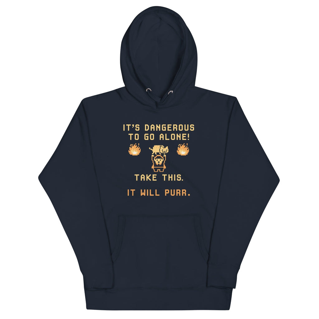 It's Dangerous To Go Alone Unisex Hoodie T-Shirts, Sweatshirt | PureTeeCo.com (Image 3)