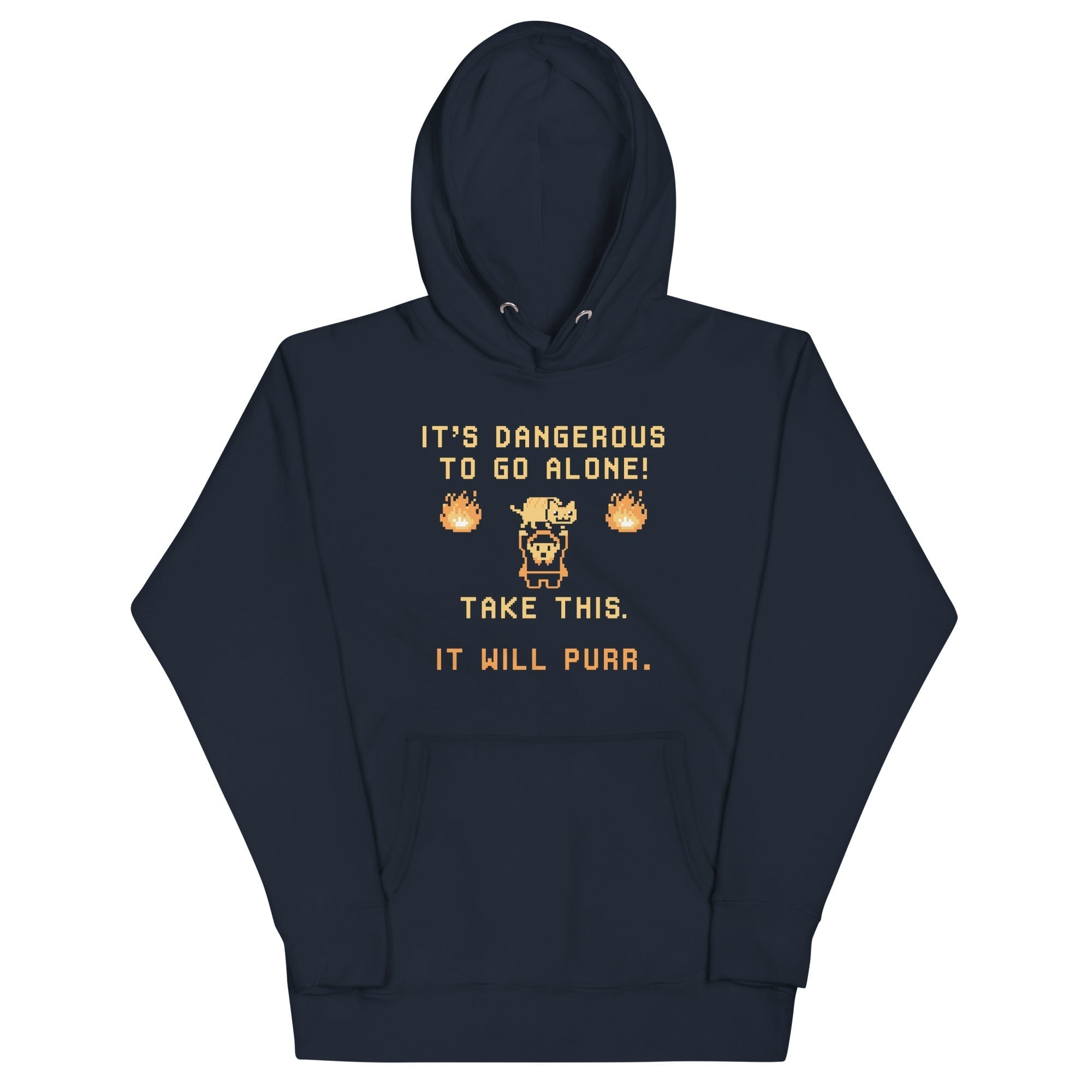 It's Dangerous To Go Alone Unisex Hoodie T-Shirts, Sweatshirt | PureTeeCo.com (Image 3)