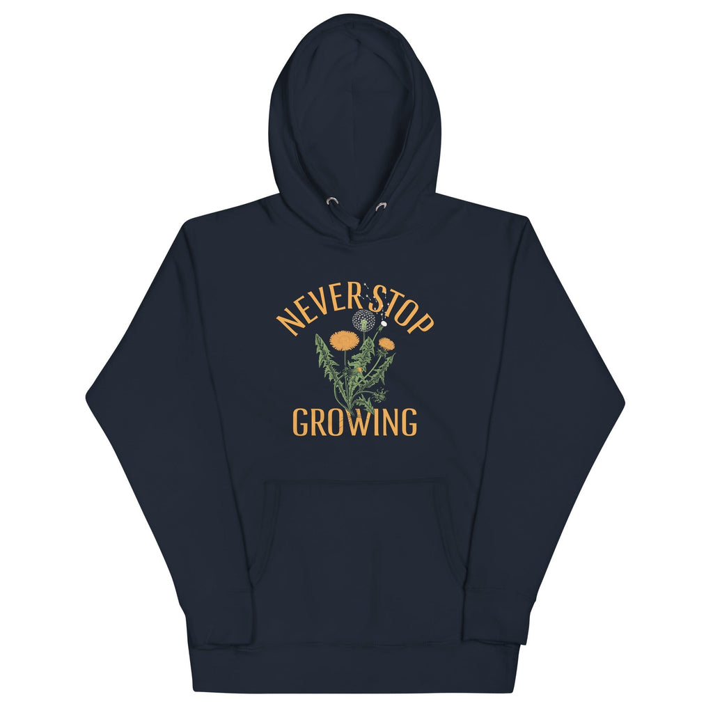 Never Stop Growing Unisex Hoodie T-Shirts, Sweatshirt | PureTeeCo.com (Image 2)