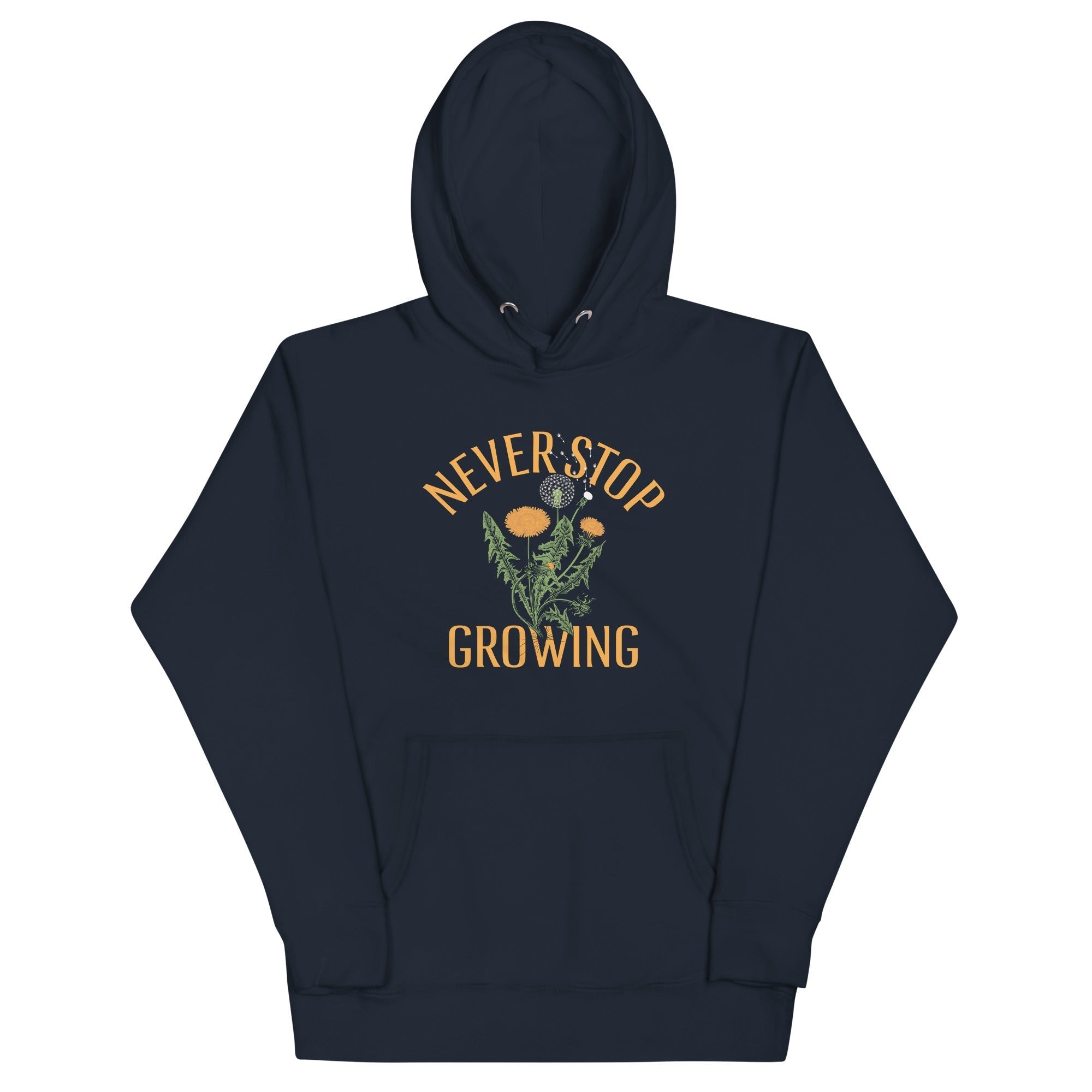 Never Stop Growing Unisex Hoodie T-Shirts, Sweatshirt | PureTeeCo.com (Image 2)