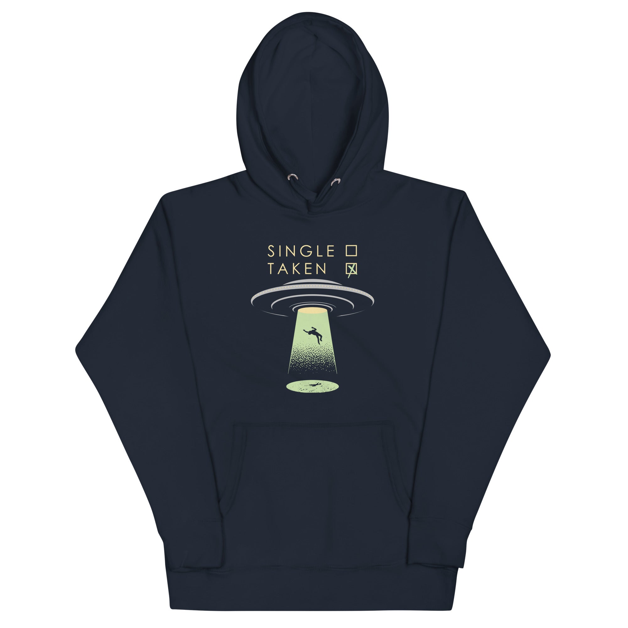 Single Taken UFO Unisex Hoodie T-Shirts, Sweatshirt | PureTeeCo.com (Image 3)