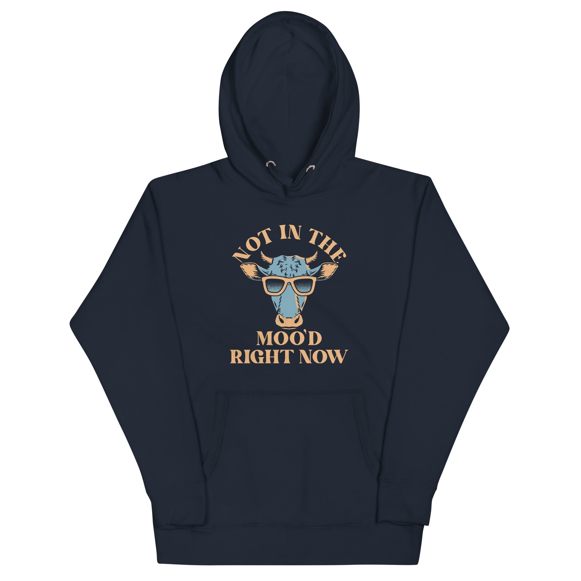 Not In The Moo'd Right Now Unisex Hoodie T-Shirts, Sweatshirt | PureTeeCo.com (Image 1)