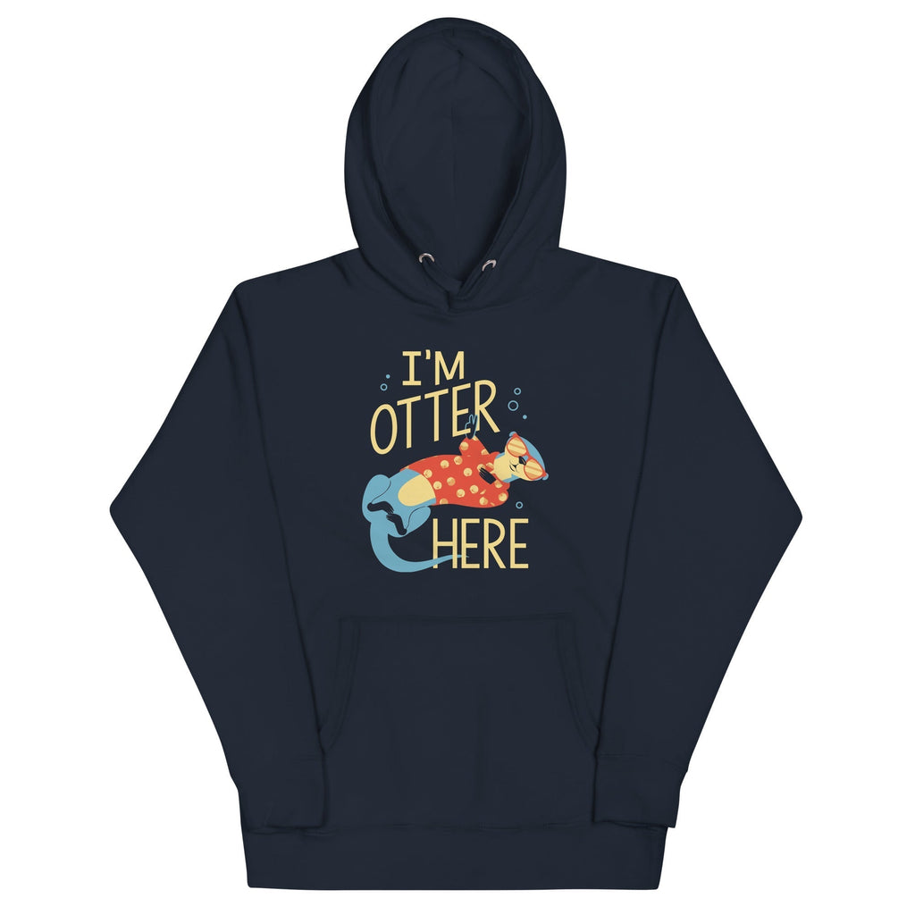 I'm Otter Here Unisex Hoodie T-Shirts, Sweatshirt | PureTeeCo.com (Image 3)