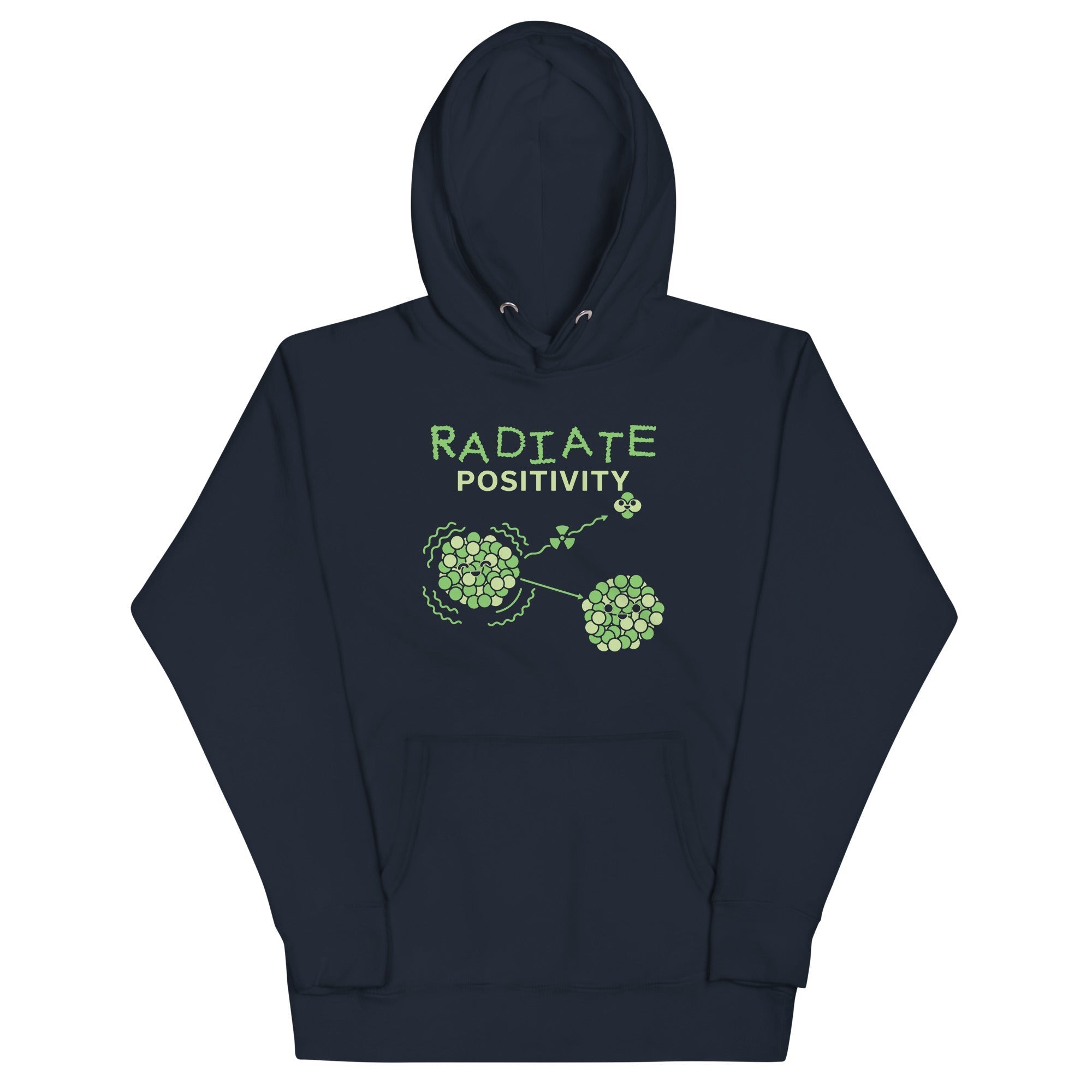 Radiate Positivity Unisex Hoodie T-Shirts, Sweatshirt | PureTeeCo.com (Image 1)