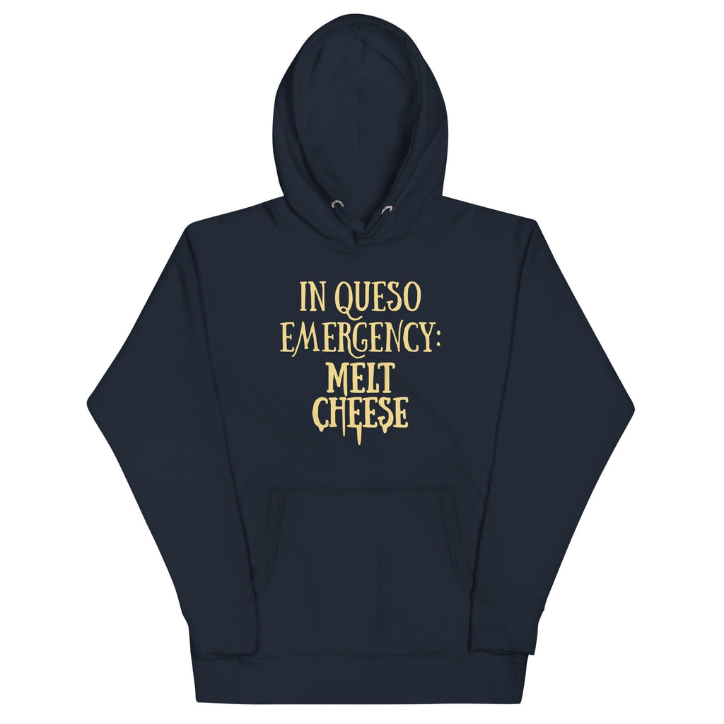 In Queso Emergency: Melt Cheese Unisex Hoodie T-Shirts, Sweatshirt | PureTeeCo.com (Image 3)