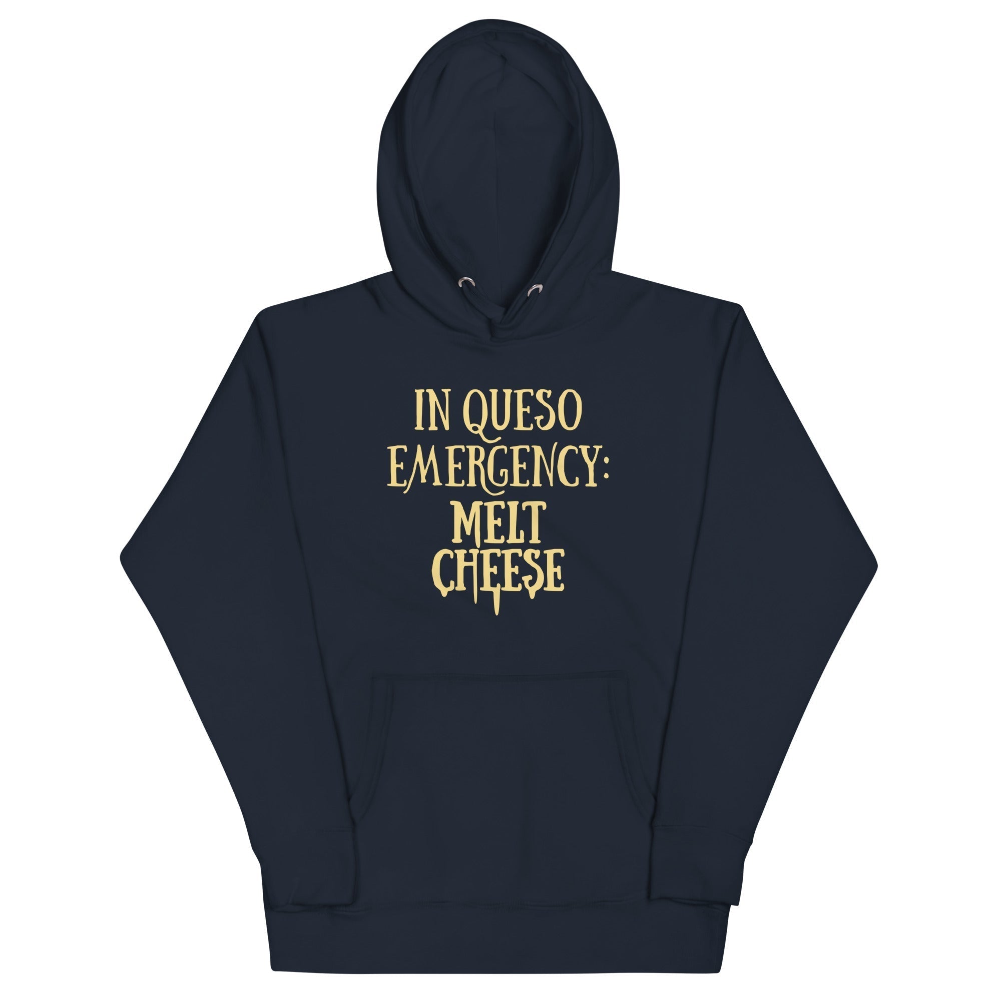 In Queso Emergency: Melt Cheese Unisex Hoodie T-Shirts, Sweatshirt | PureTeeCo.com (Image 3)