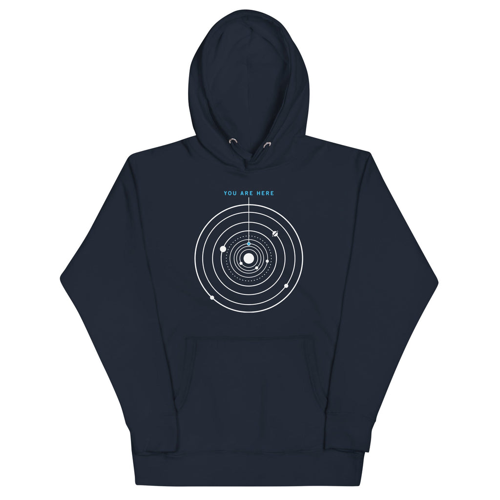 You Are Here Unisex Hoodie T-Shirts, Sweatshirt | PureTeeCo.com (Image 2)