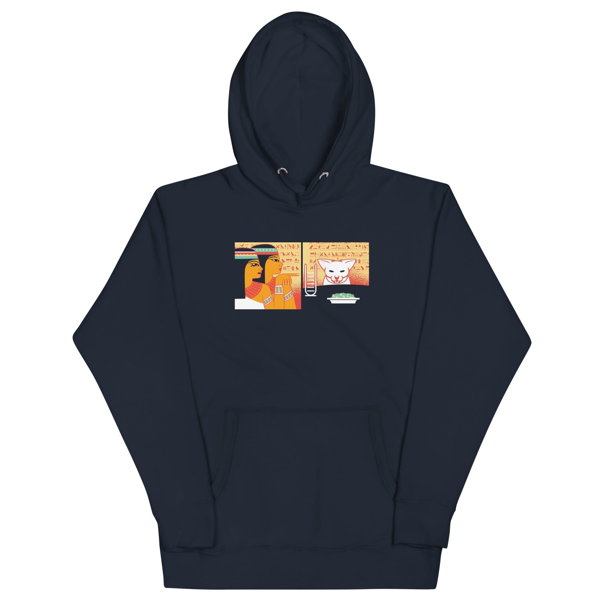 Egyptian Cat Unisex Hoodie T-Shirts, Sweatshirt | PureTeeCo.com (Image 2)