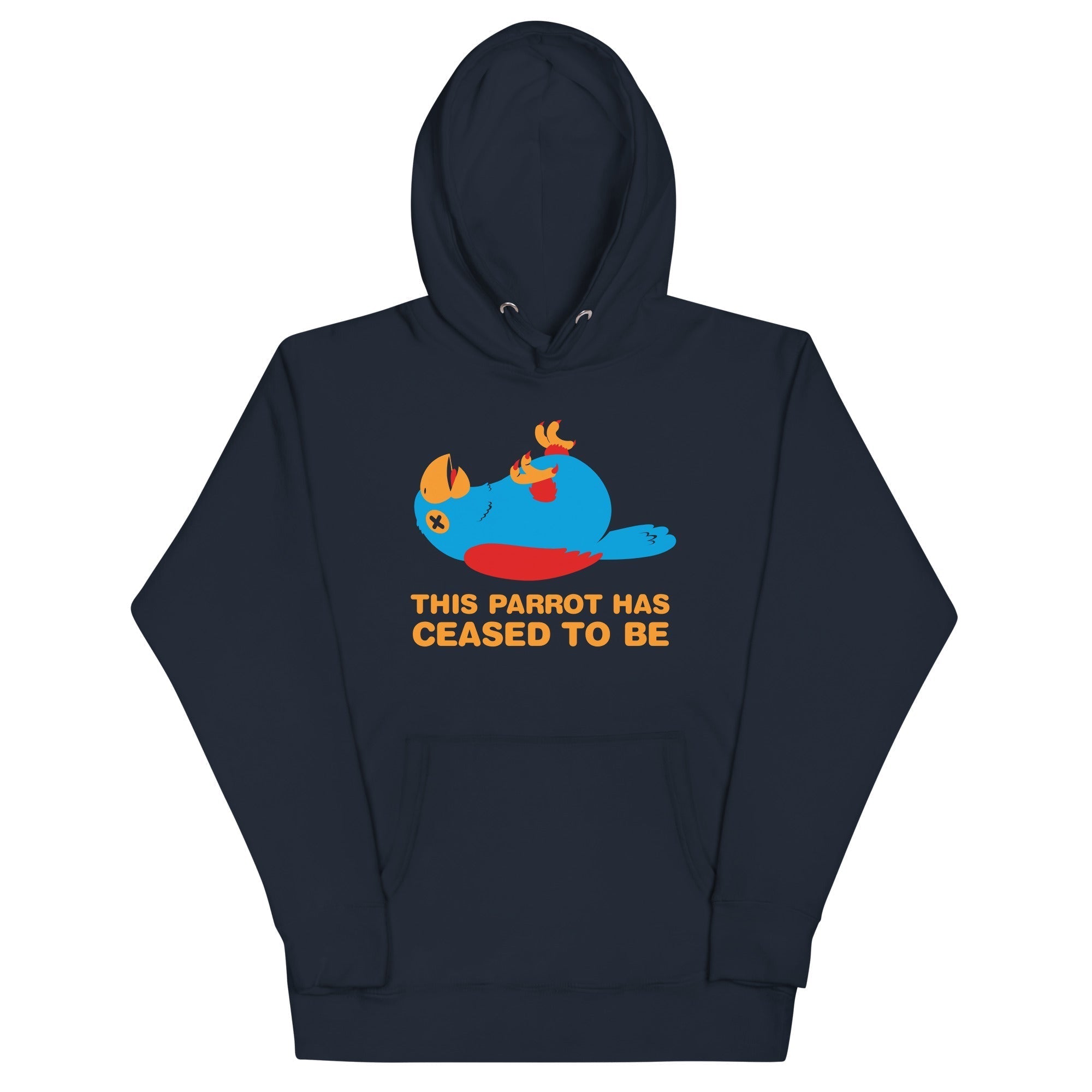 This Parrot Has Ceased To Be Unisex Hoodie T-Shirts, Sweatshirt | PureTeeCo.com (Image 1)