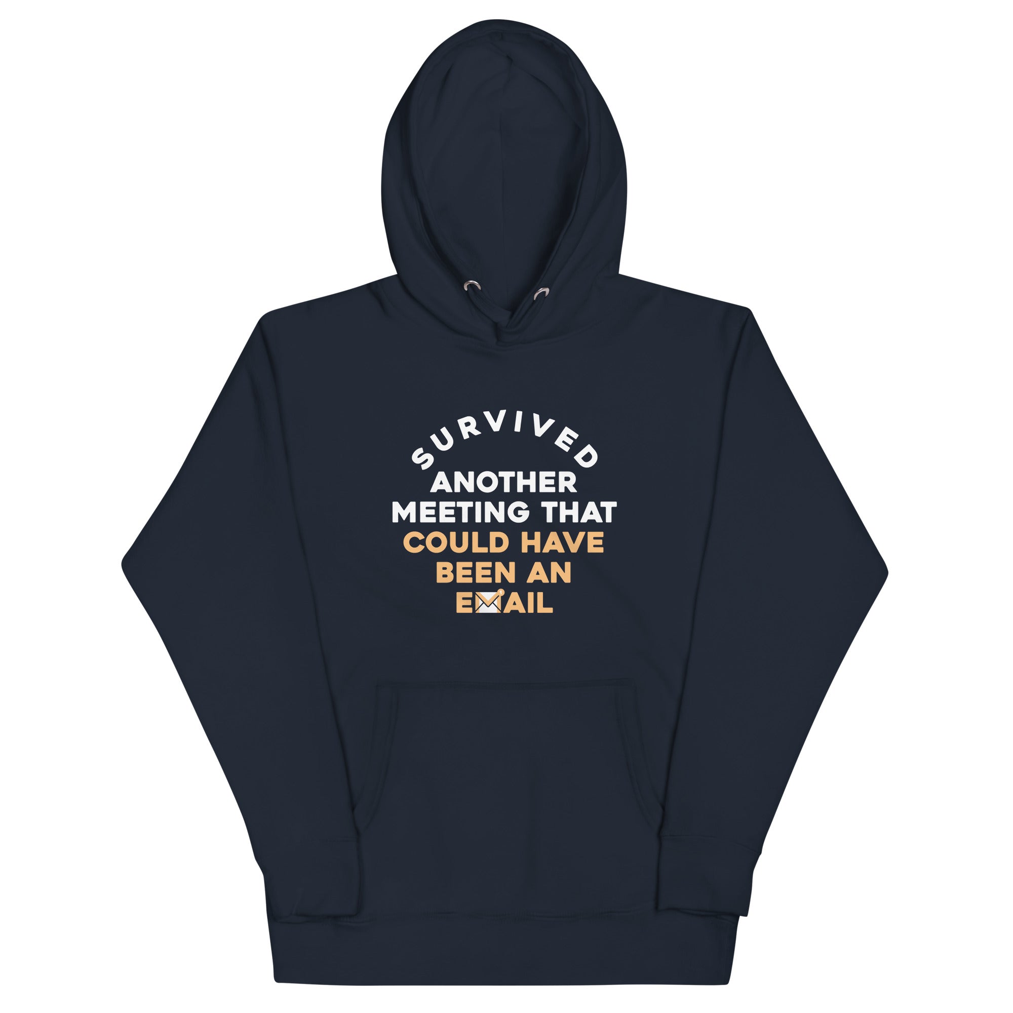 Survived Another Meeting Unisex Hoodie T-Shirts, Sweatshirt | PureTeeCo.com (Image 3)