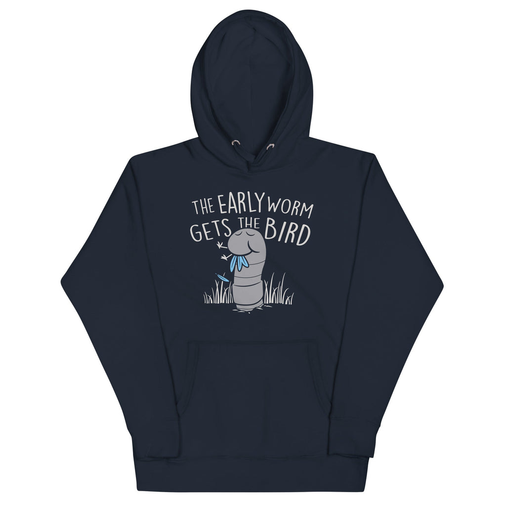 The Early Worm Gets The Bird Unisex Hoodie T-Shirts, Sweatshirt | PureTeeCo.com (Image 1)