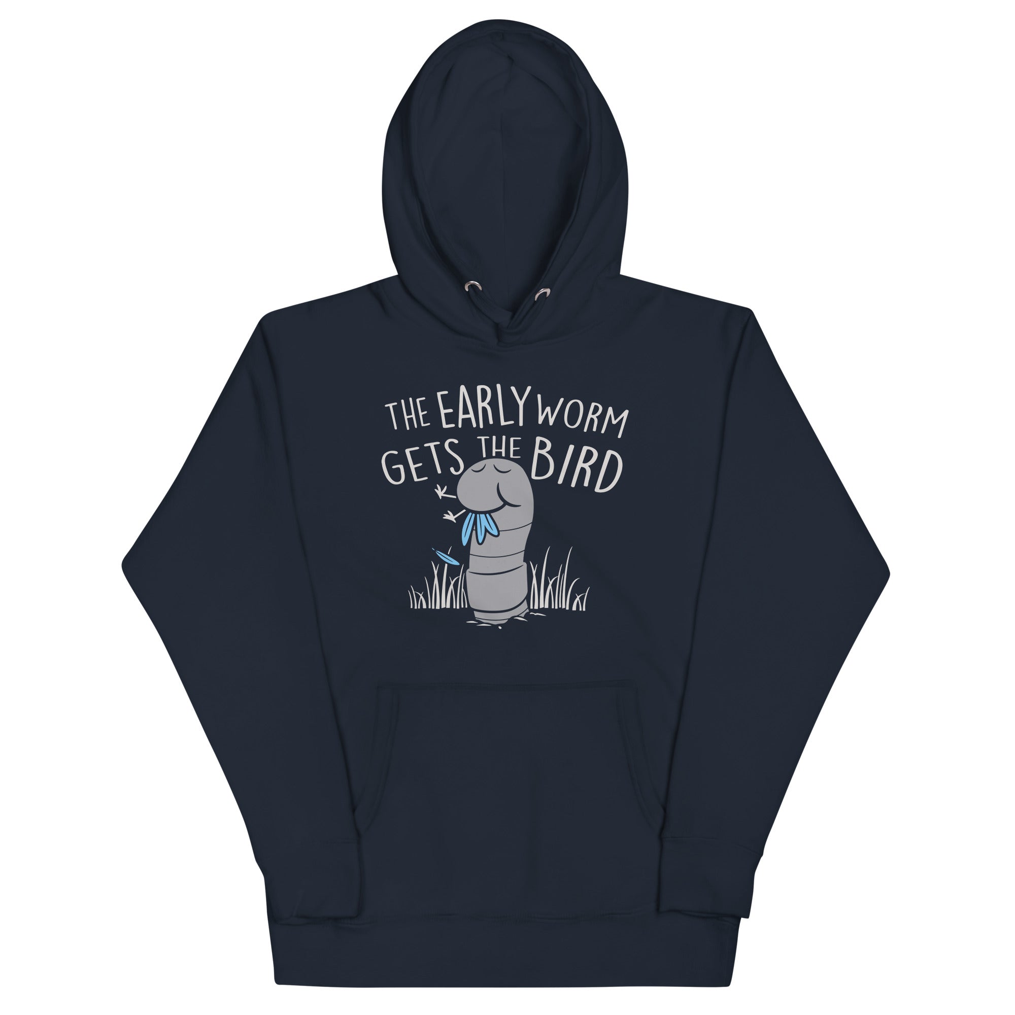 The Early Worm Gets The Bird Unisex Hoodie T-Shirts, Sweatshirt | PureTeeCo.com (Image 1)