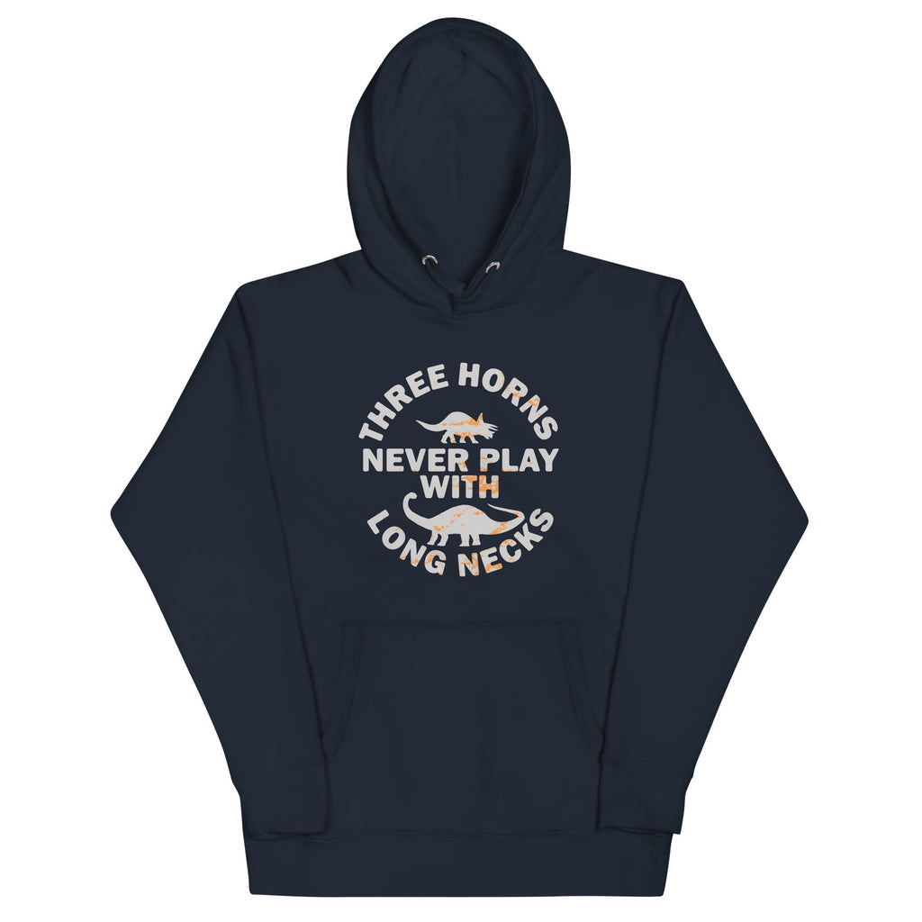 Three Horns Never Play With Long Necks Unisex Hoodie T-Shirts, Sweatshirt | PureTeeCo.com (Image 2)