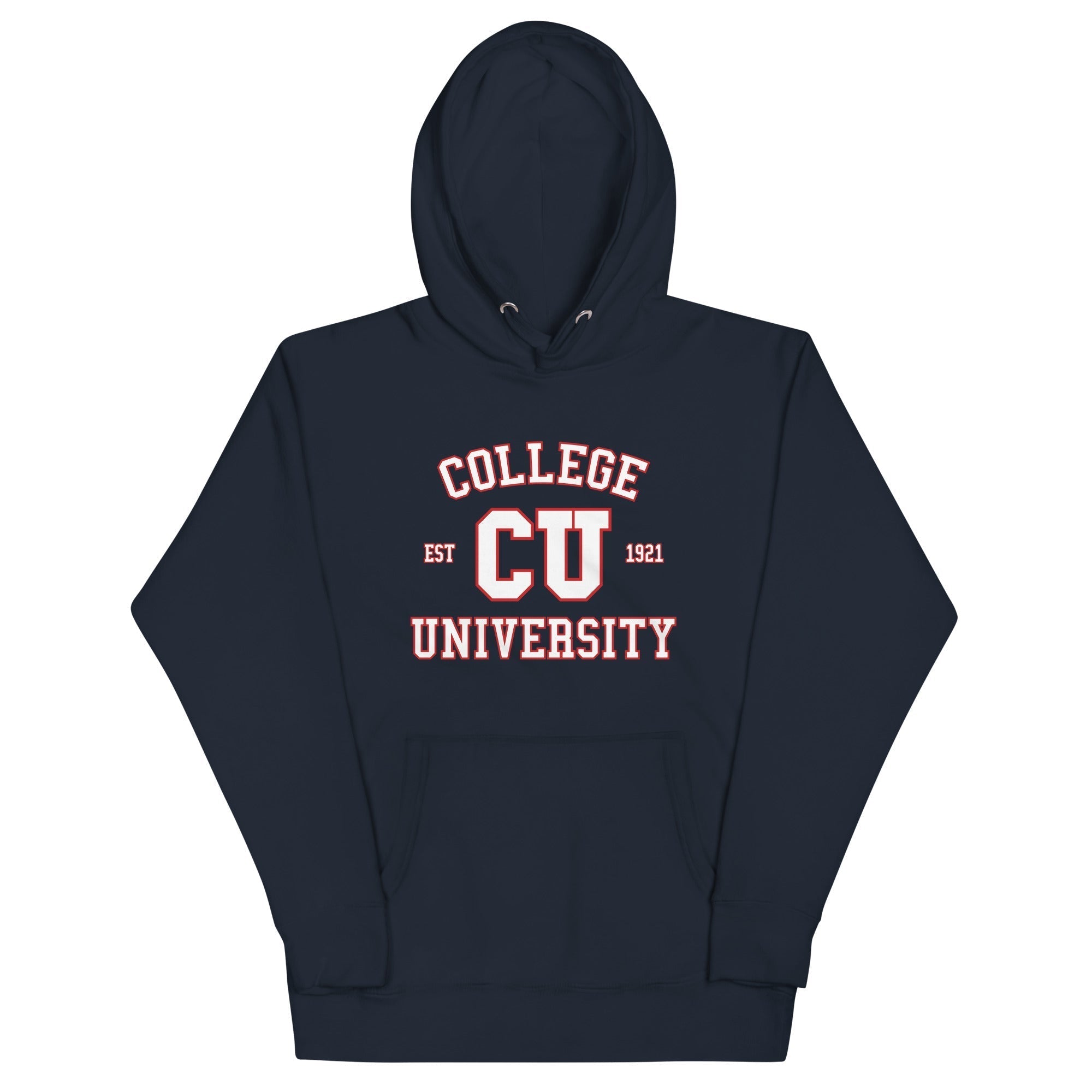 College University Unisex Hoodie T-Shirts, Sweatshirt | PureTeeCo.com (Image 1)