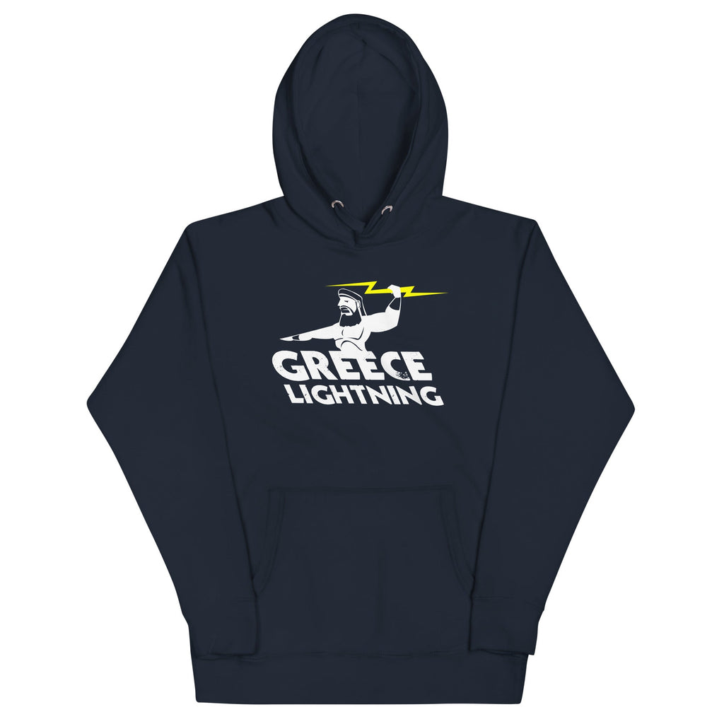 Greece Lightning Unisex Hoodie T-Shirts, Sweatshirt | PureTeeCo.com (Image 3)