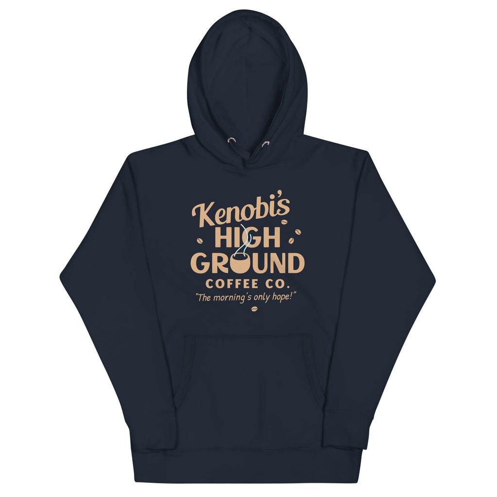 Kenobi's High Ground Coffee Co Unisex Hoodie T-Shirts, Sweatshirt | PureTeeCo.com (Image 1)